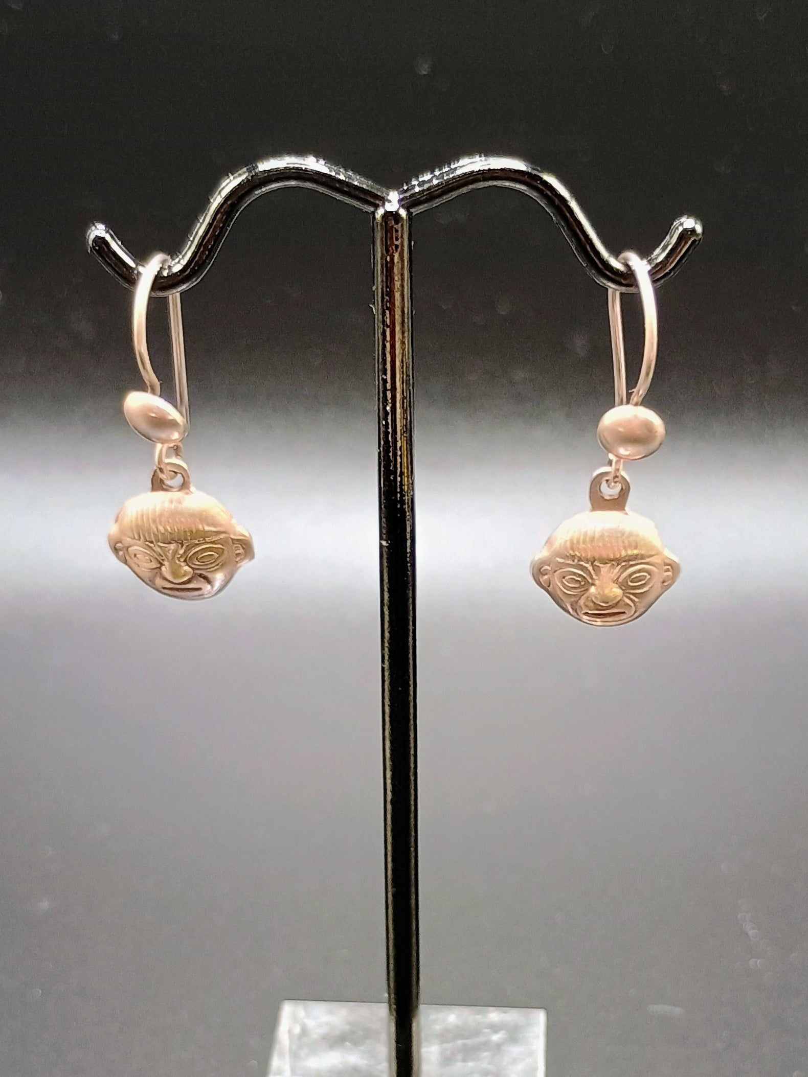 Women's Earrings, 950 Sterling Silver, Peruvian Craftsmanship
