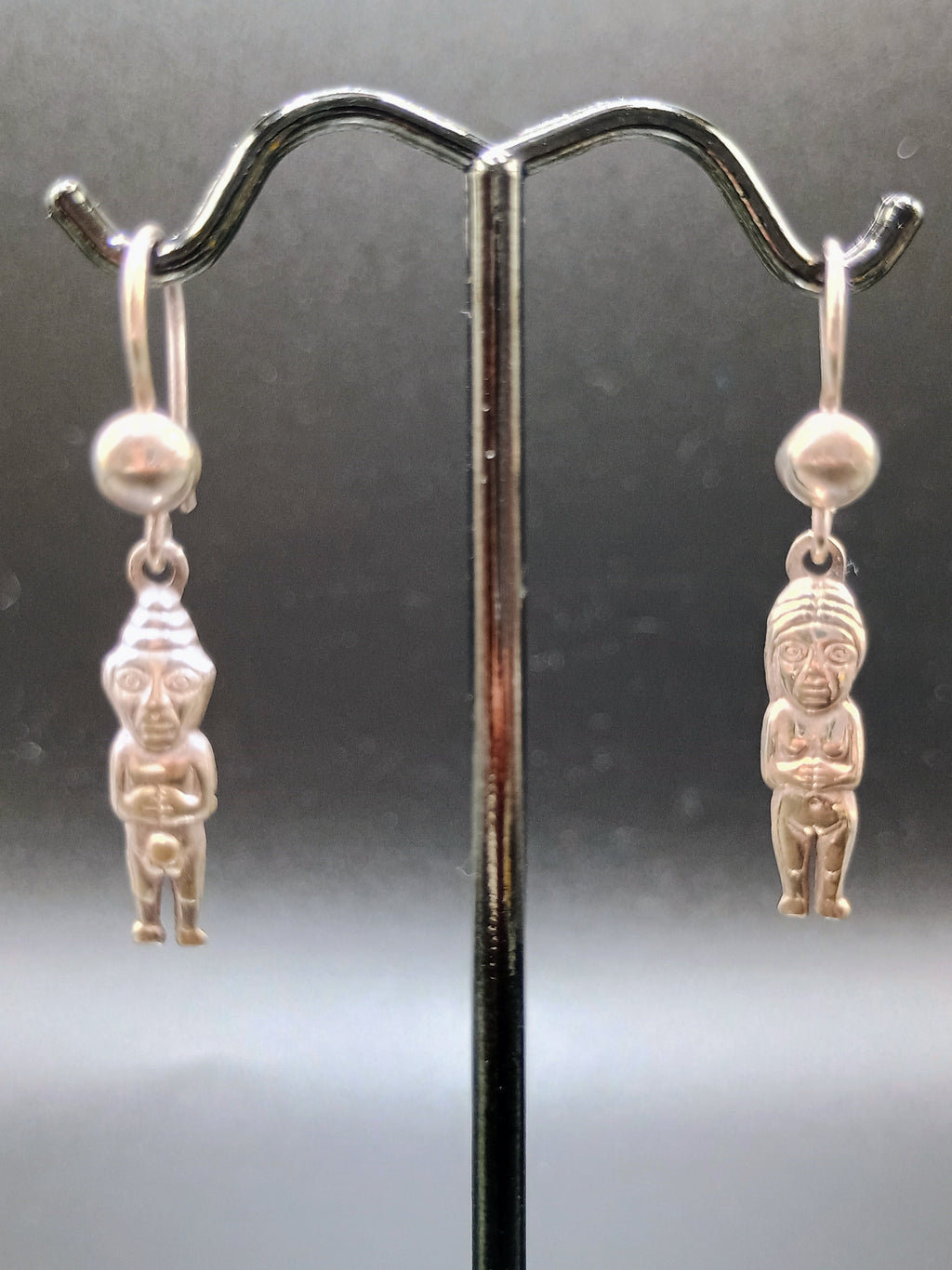 950 Sterling Silver Earrings Pachamama Pachapapa Idol