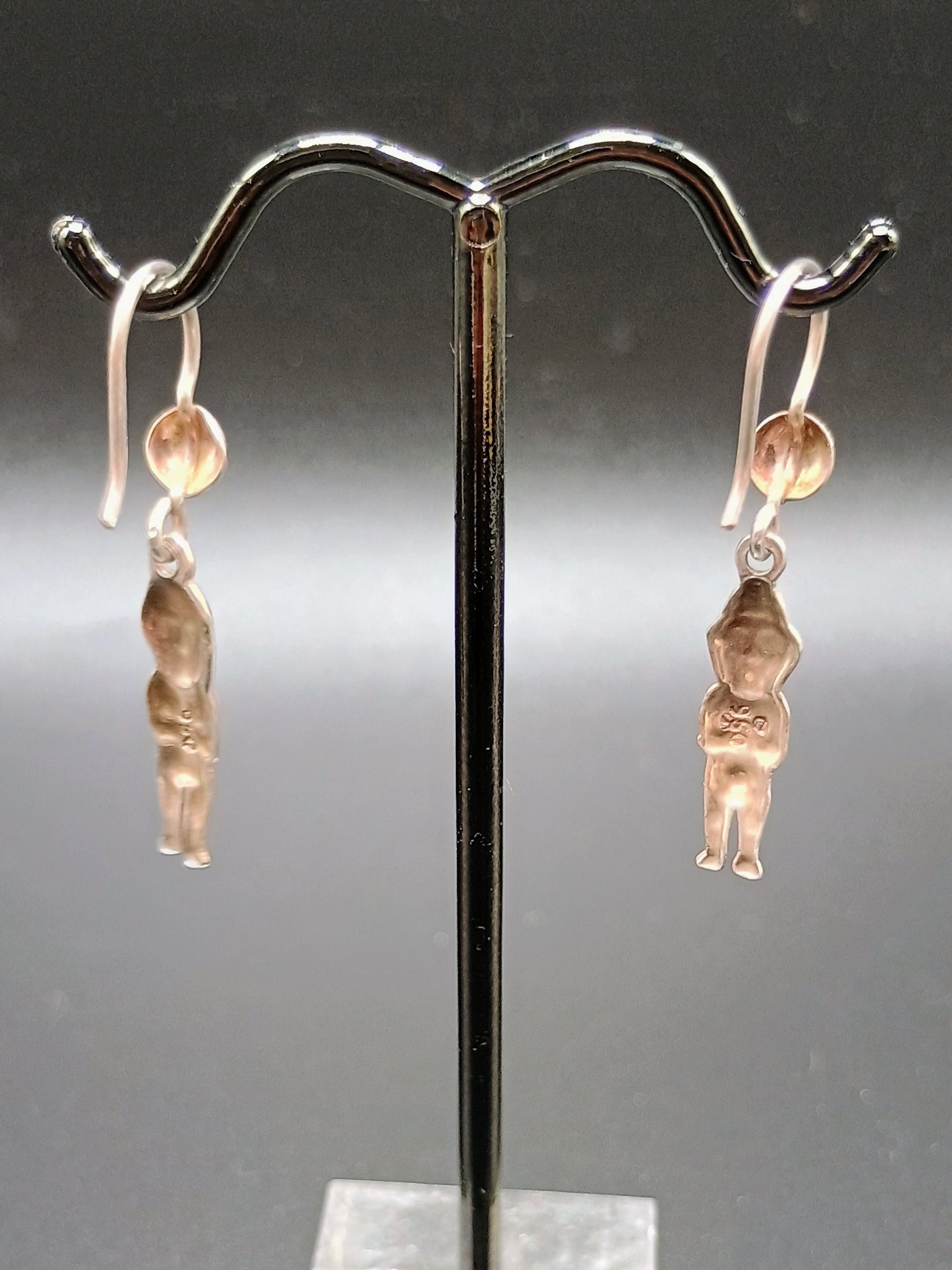 950 Sterling Silver Earrings Pachamama Pachapapa Idol