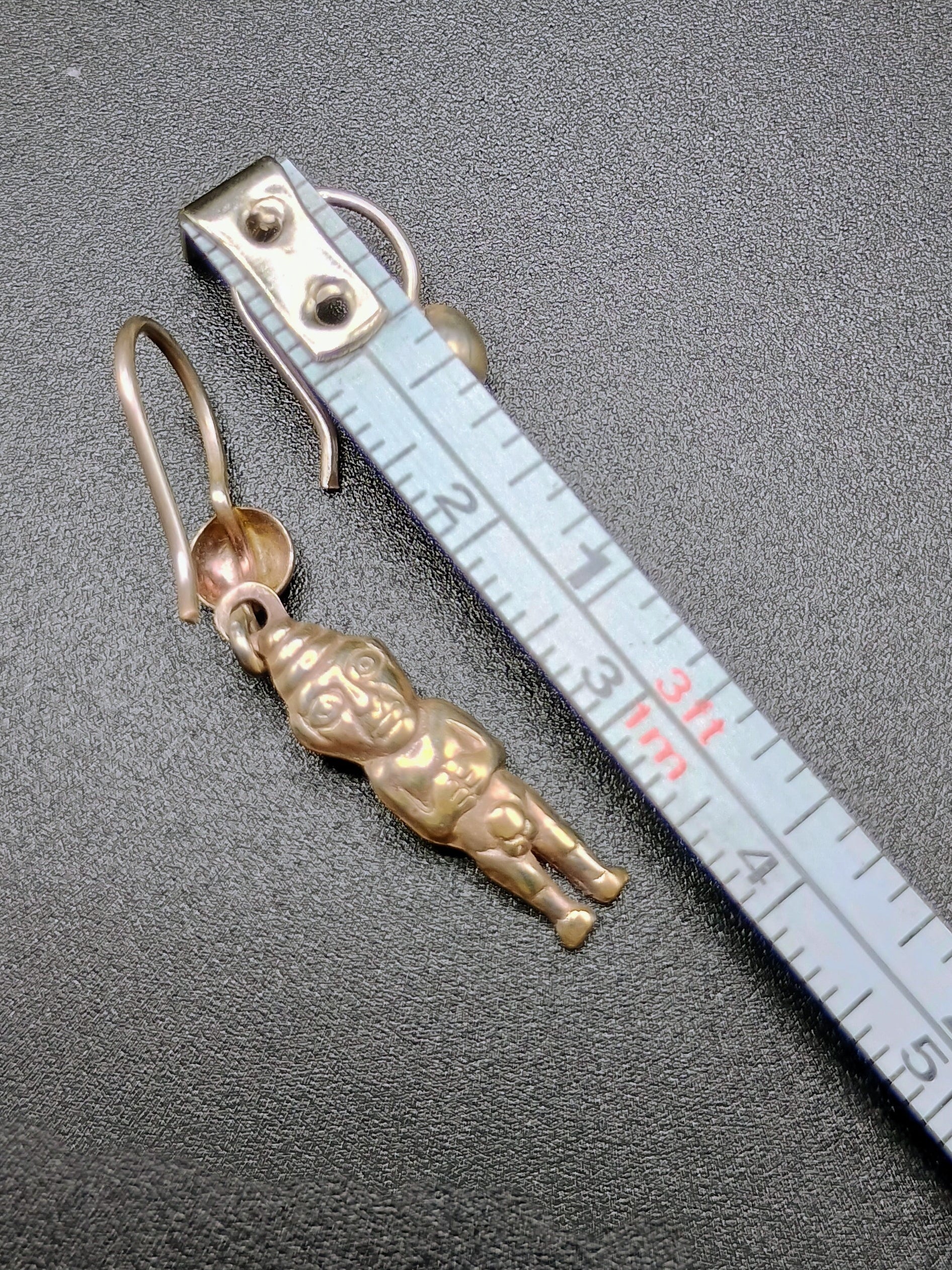 950 Sterling Silver Earrings Pachamama Pachapapa Idol