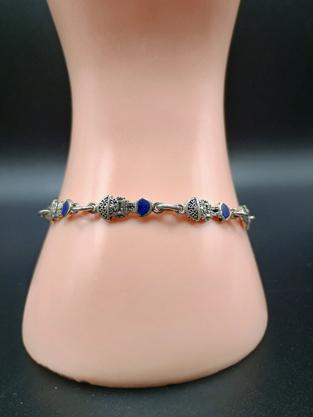Unisex Handmade Bracelet in 950 Sterling Silver by Tumi