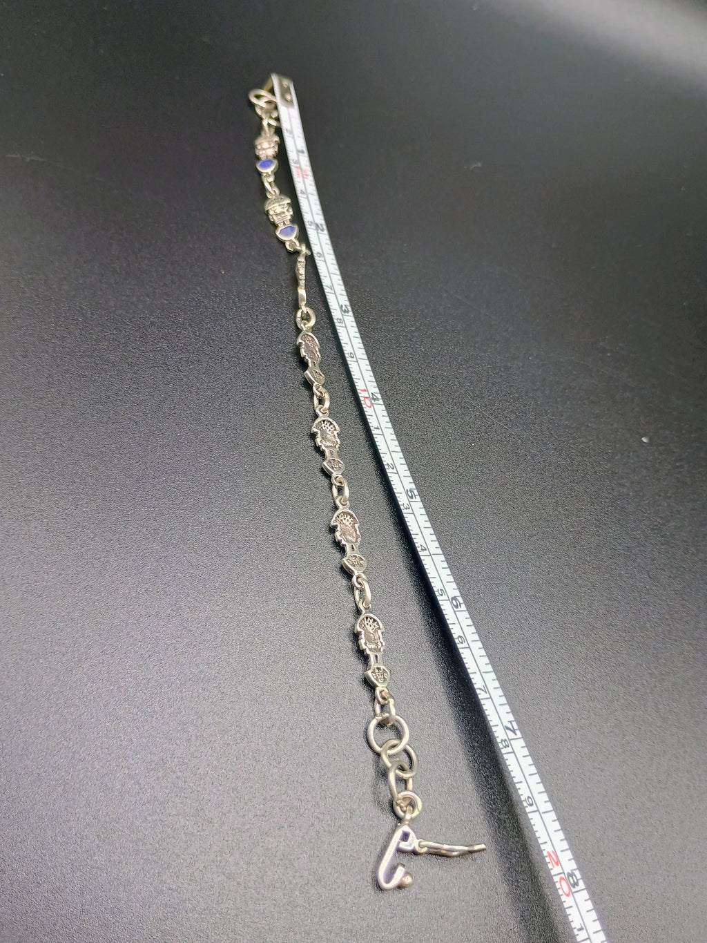 Unisex Handmade Bracelet in 950 Sterling Silver by Tumi