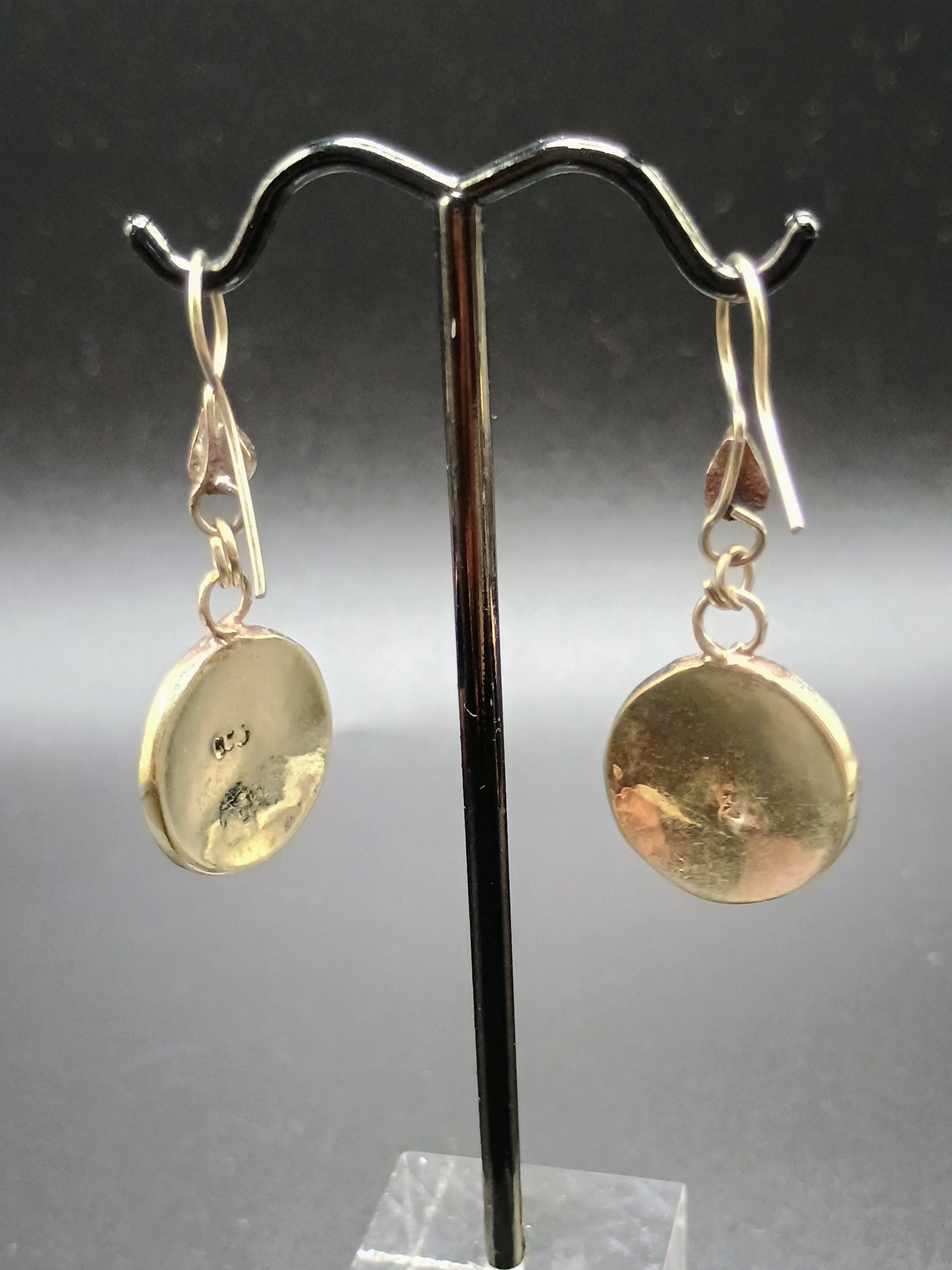Women's Earrings in 950 Sterling Silver, Machu Picchu Design