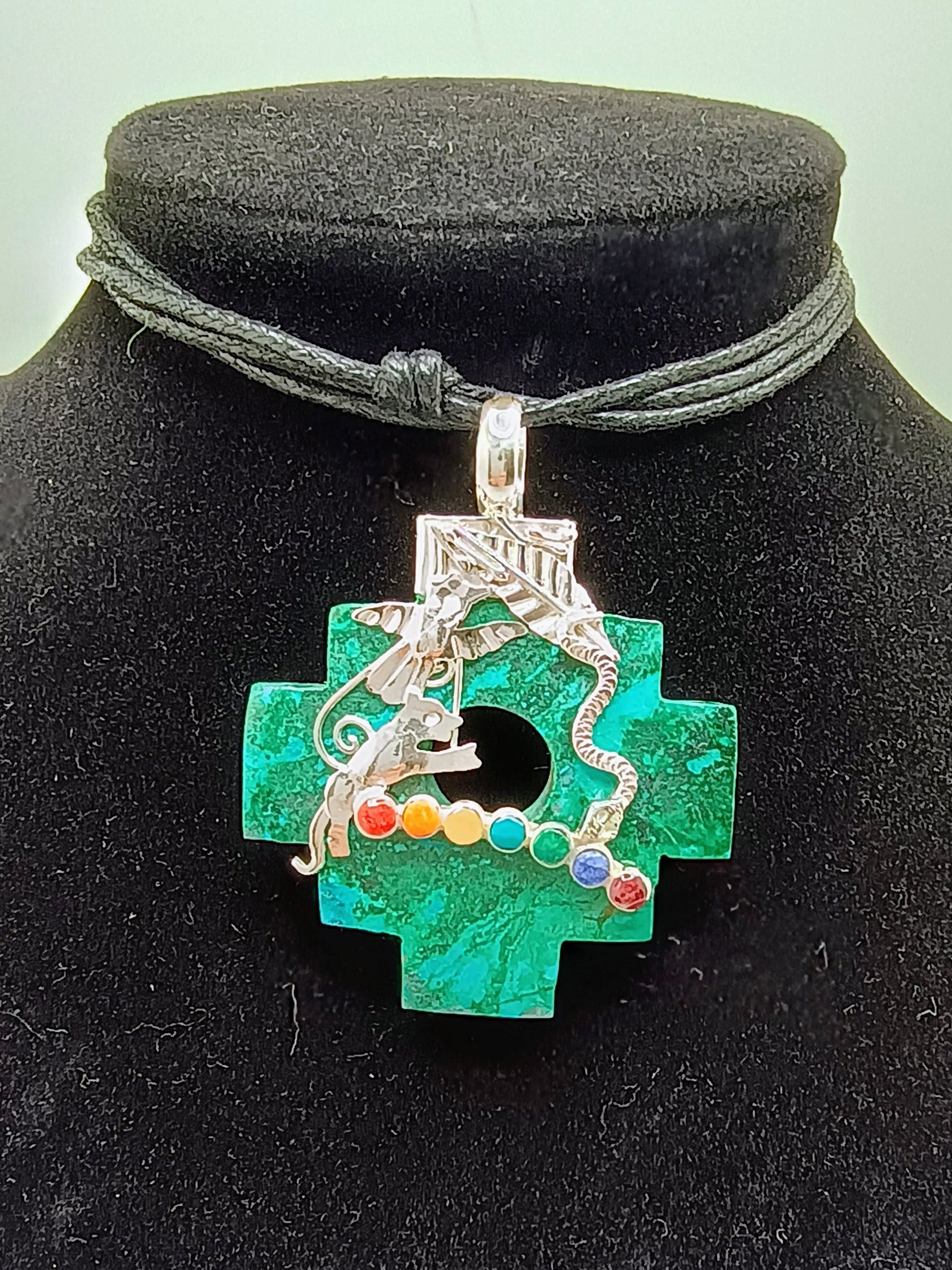 Adjustable Handmade Necklace NaturaChakana Inca Stone