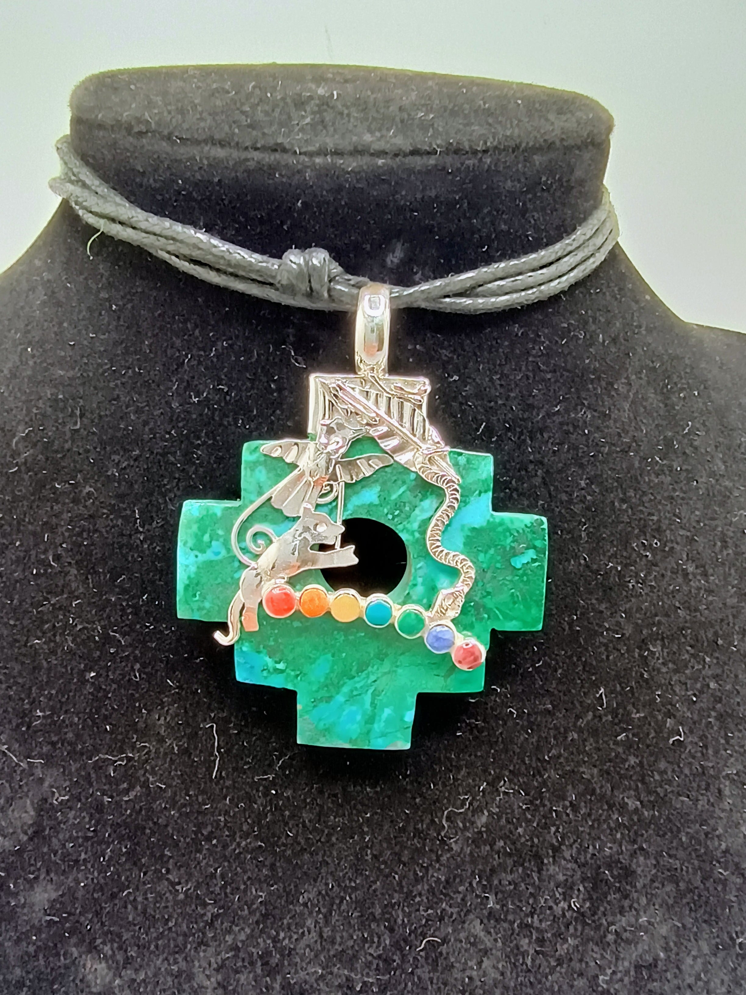 Adjustable Handmade Necklace NaturaChakana Inca Stone