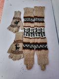 Warm Winter Alpaca Wool Knitted Leg Warmer