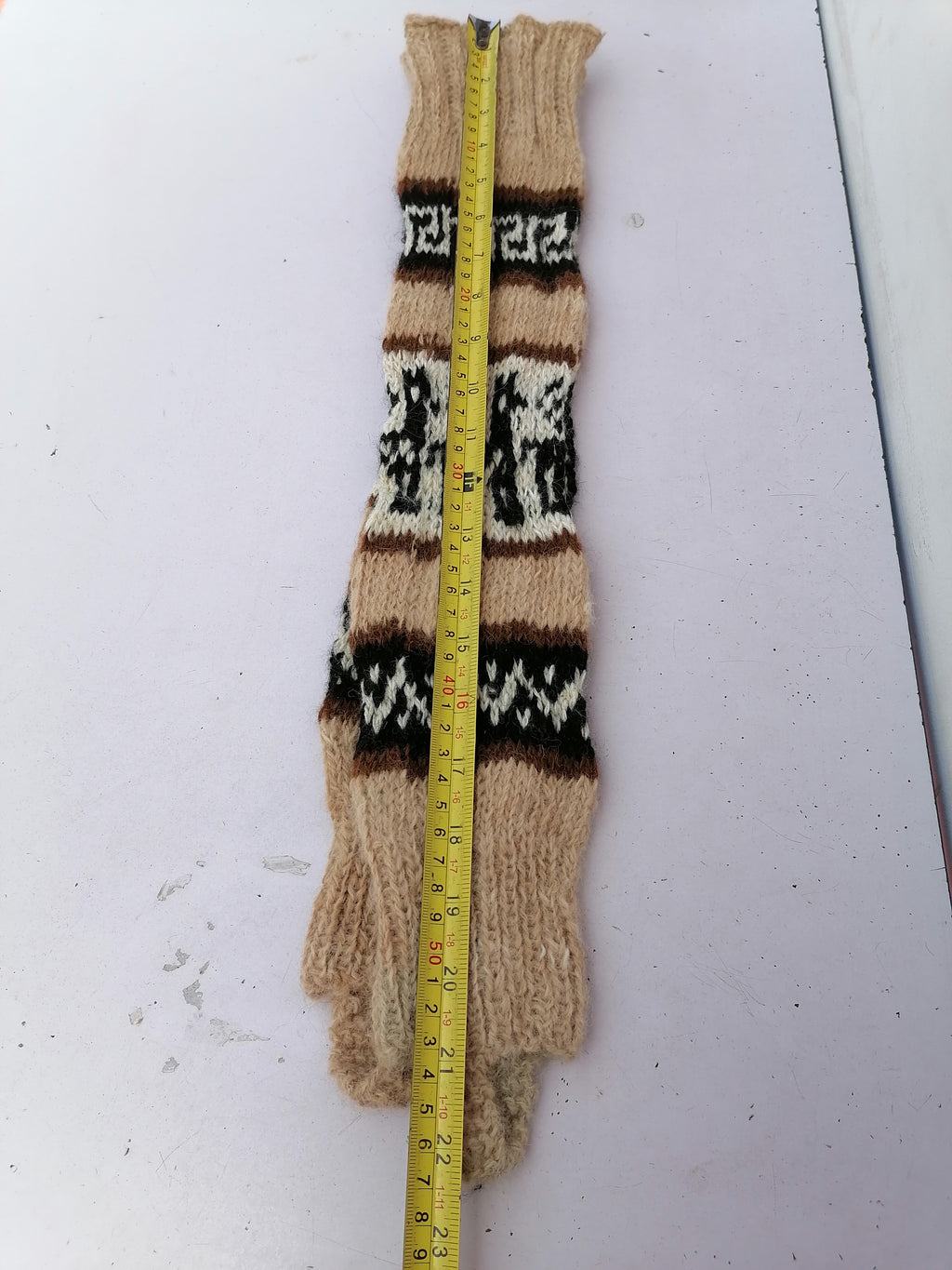 Warm Winter Alpaca Wool Knitted Leg Warmer