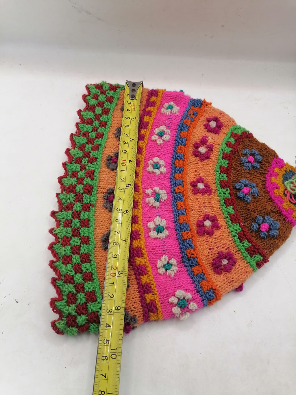 Unisex Knitted Wool Chullo for Warm Winter in Cusco