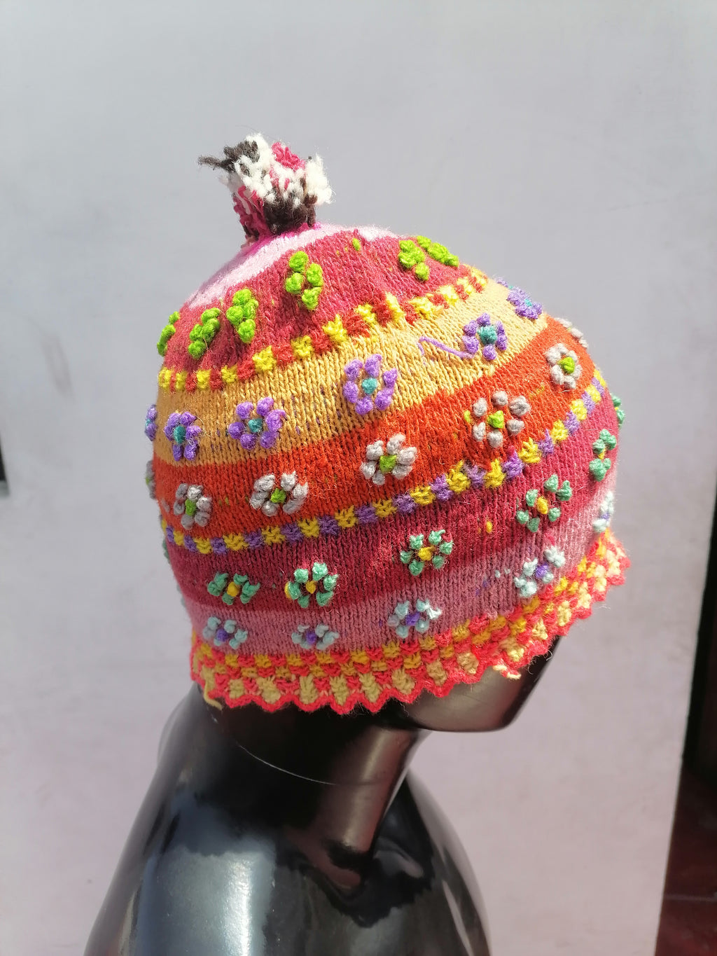 Unisex Knitted Wool Chullo for Warm Winter, Multicolor, Cusco