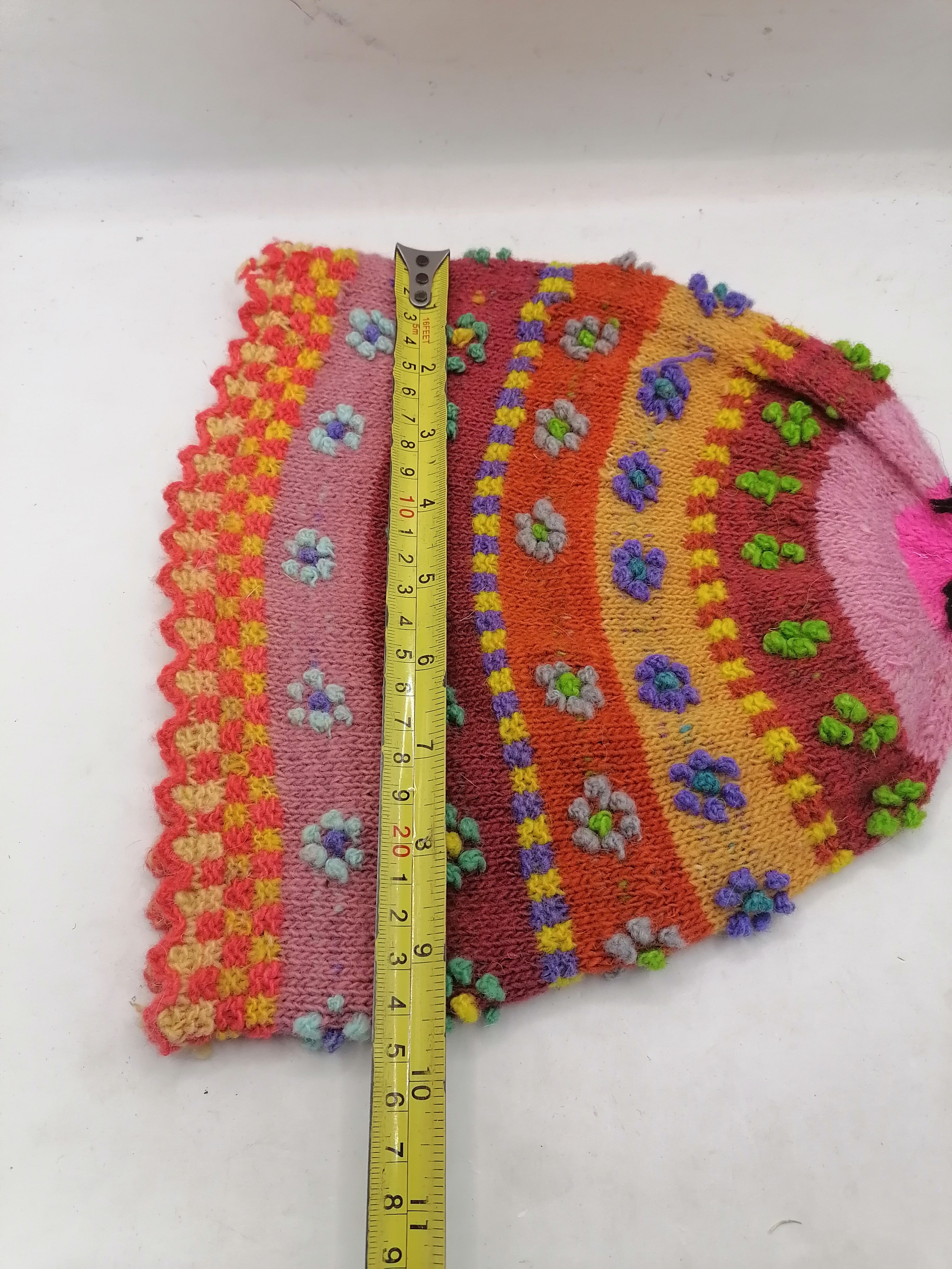Unisex Knitted Wool Chullo for Warm Winter, Multicolor, Cusco