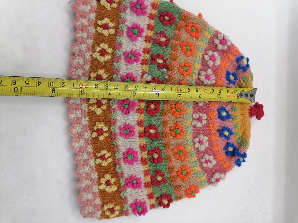 Unisex Knitted Wool Chullo for Warm Winter in Cusco