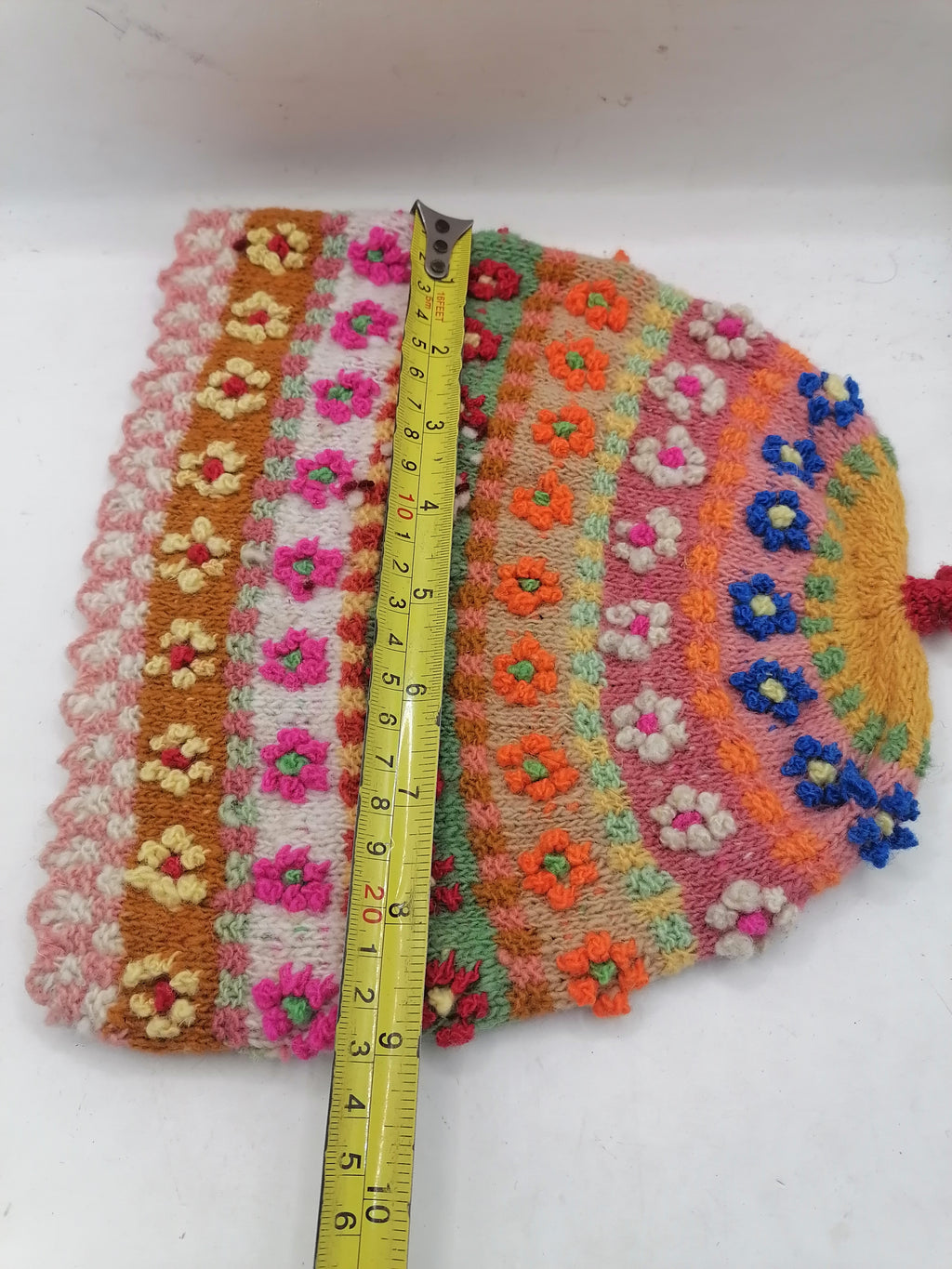 Unisex Knitted Wool Chullo for Warm Winter in Cusco