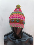 Unisex Knitted Wool Chullo for Warm Winter in Cusco