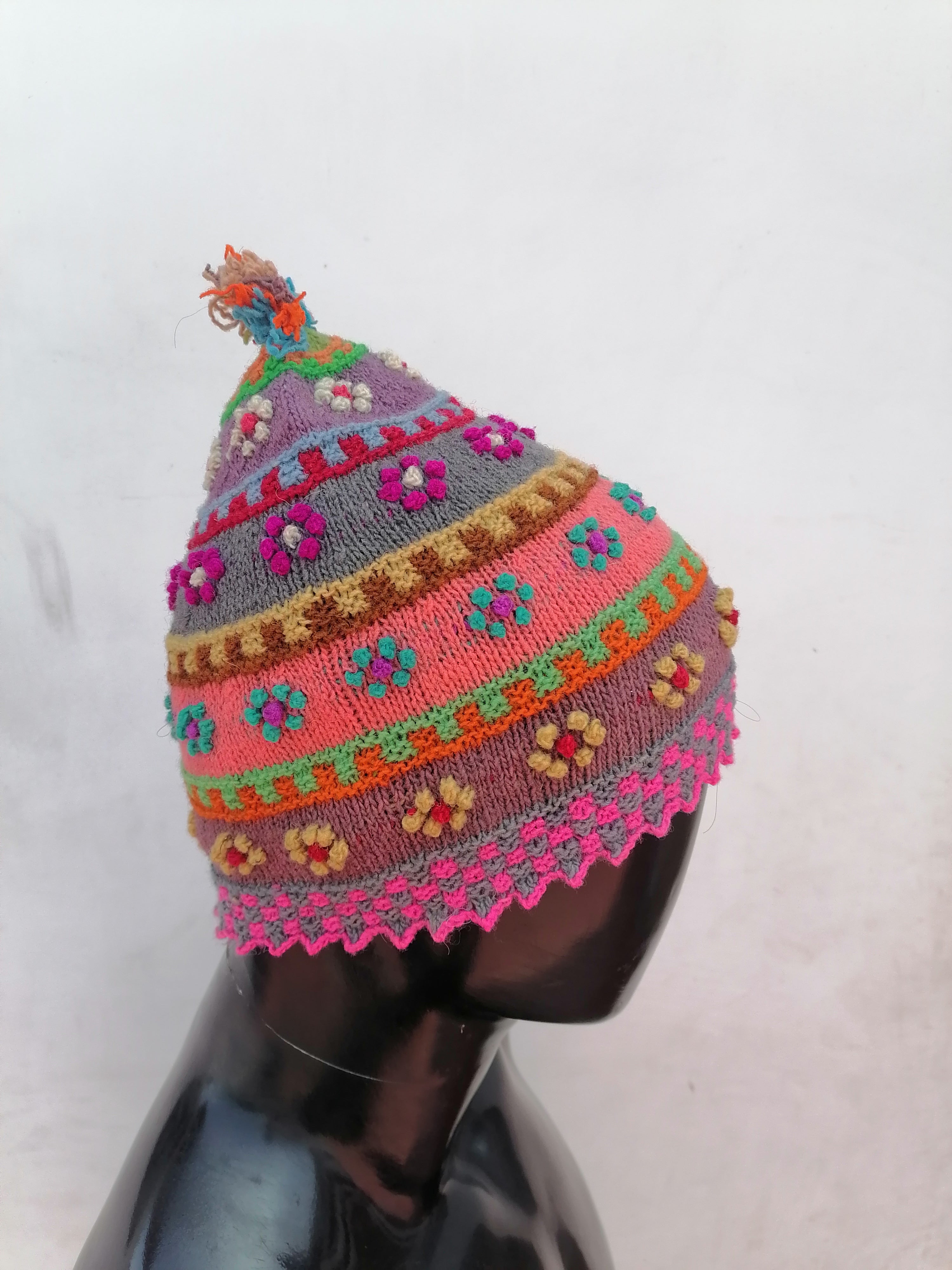 Peruvian Chullo Handmade Warm Winter Peruvian Handicraft