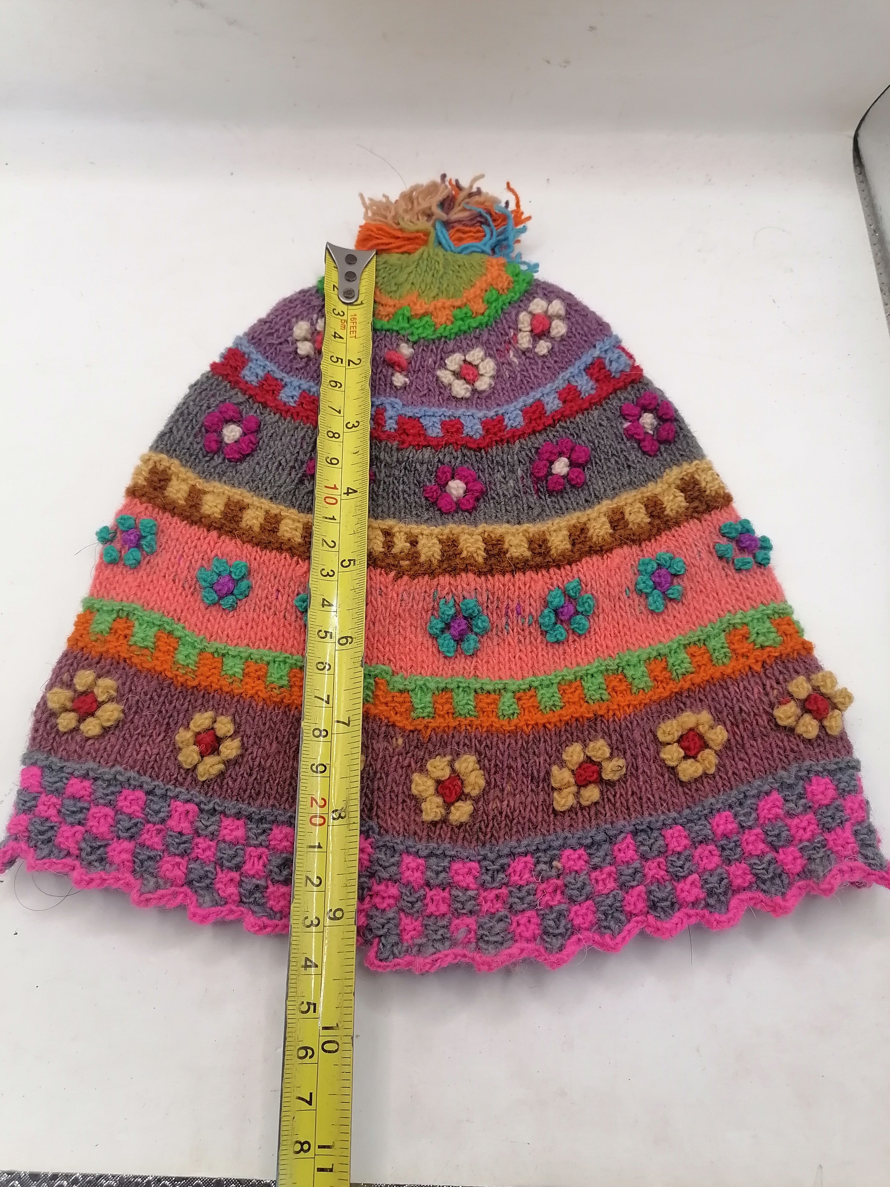 Peruvian Chullo Handmade Warm Winter Peruvian Handicraft
