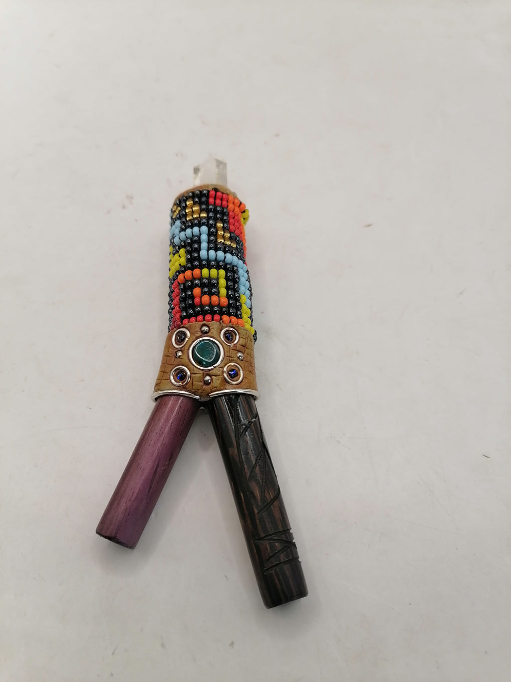 Kuripe Unisex Shaman Chonta Stick Multicolored Beads