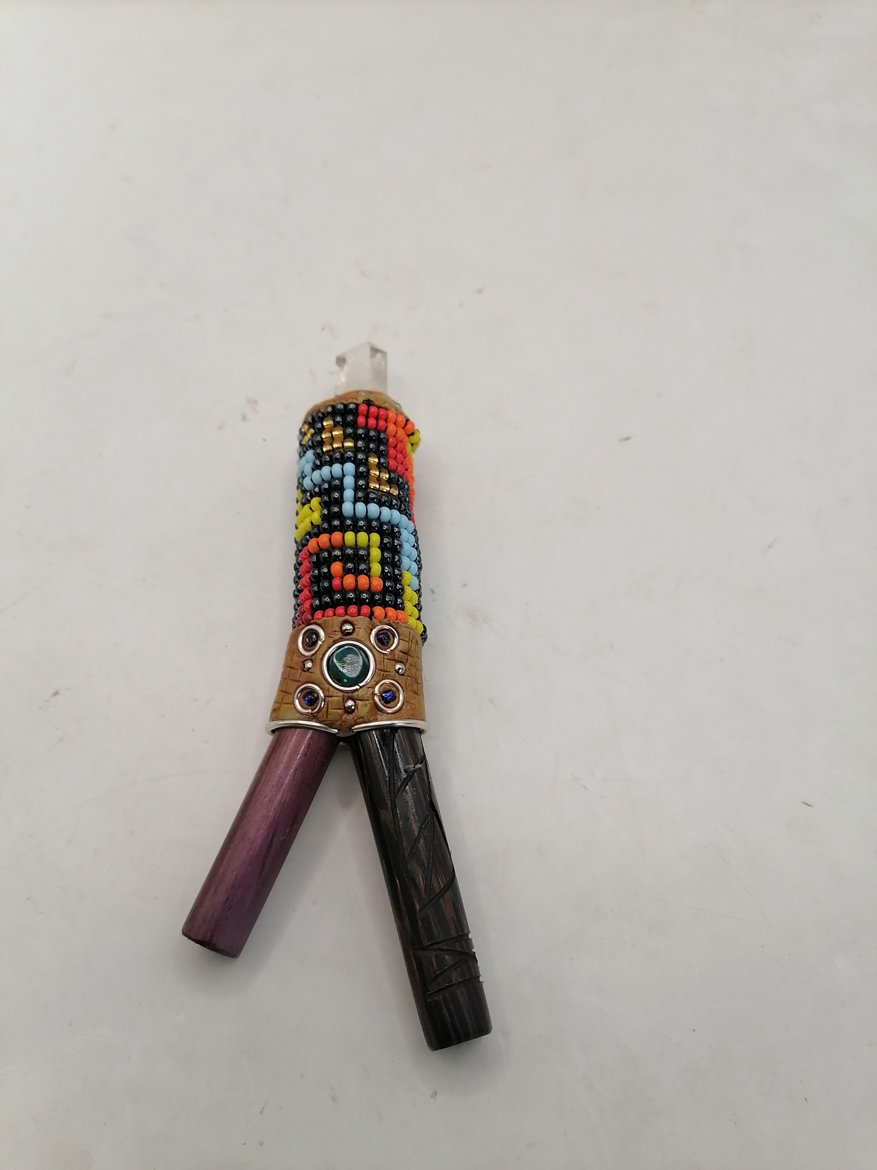 Kuripe Unisex Shaman Chonta Stick Multicolored Beads