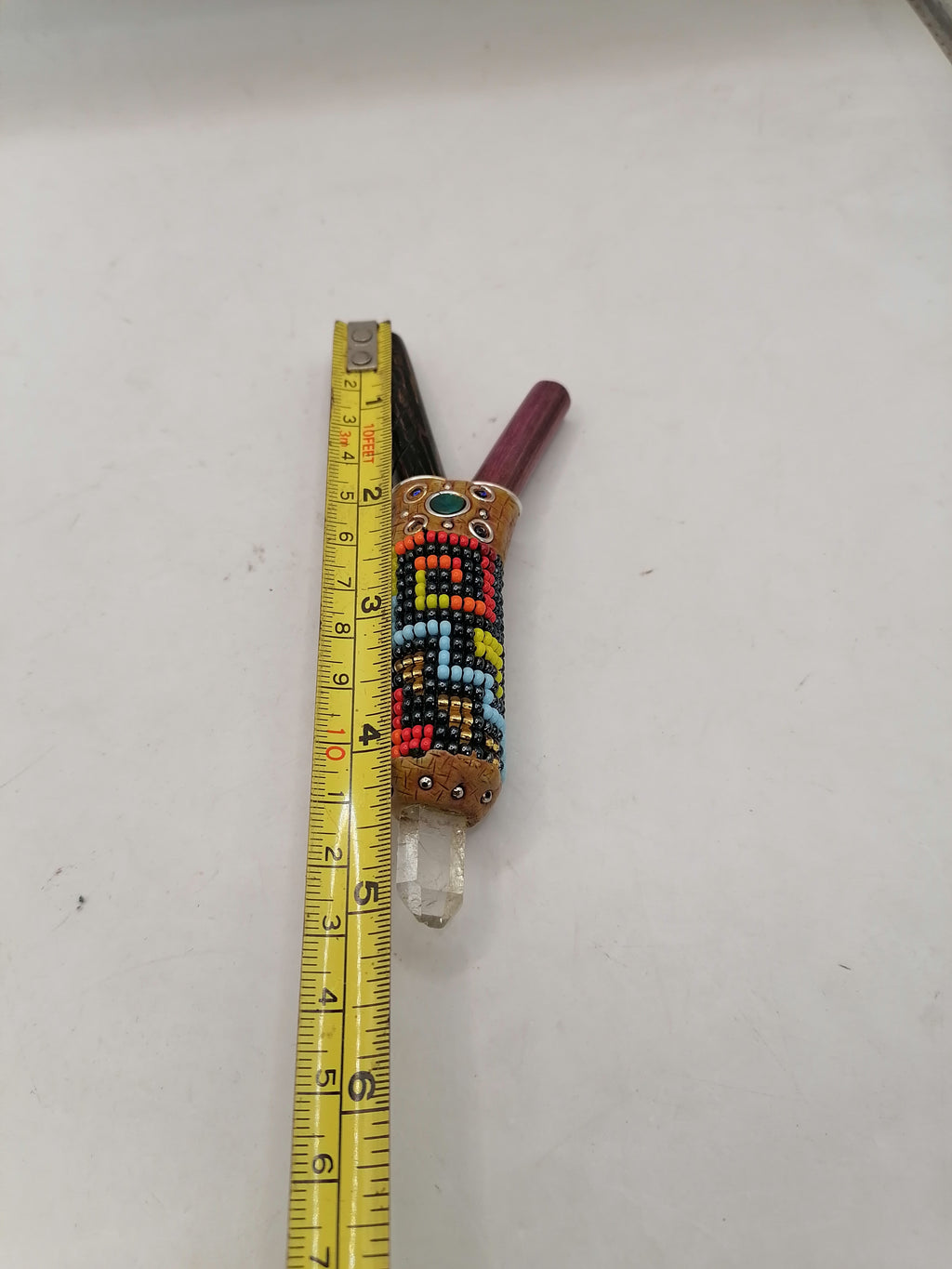 Kuripe Unisex Shaman Chonta Stick Multicolored Beads