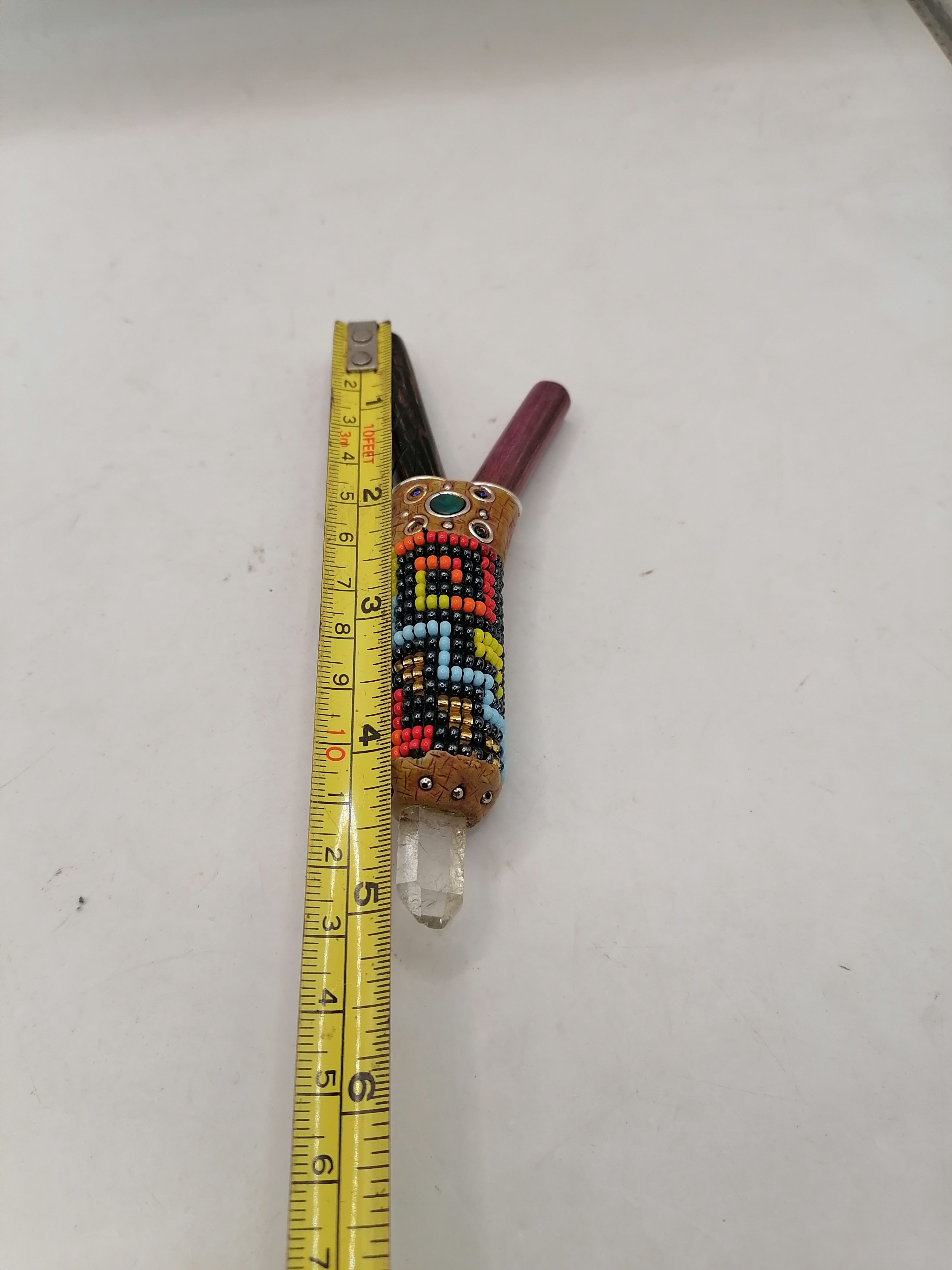 Kuripe Unisex Shaman Chonta Stick Multicolored Beads