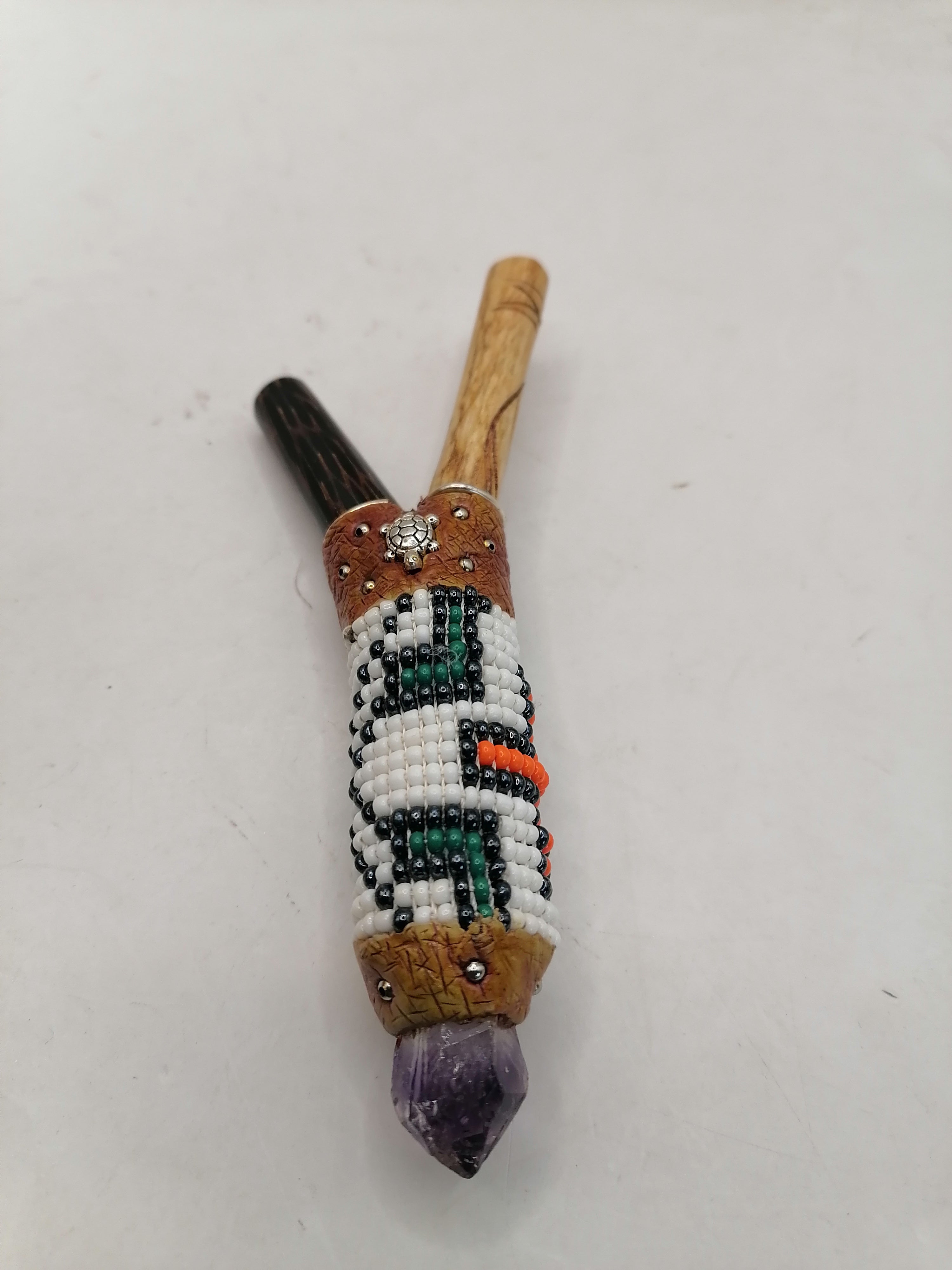 Peruvian Kuripe Unisex Handmade Chonta Wood