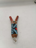 Peruvian Kuripe Handmade Chonta Wood Quartz Crystal