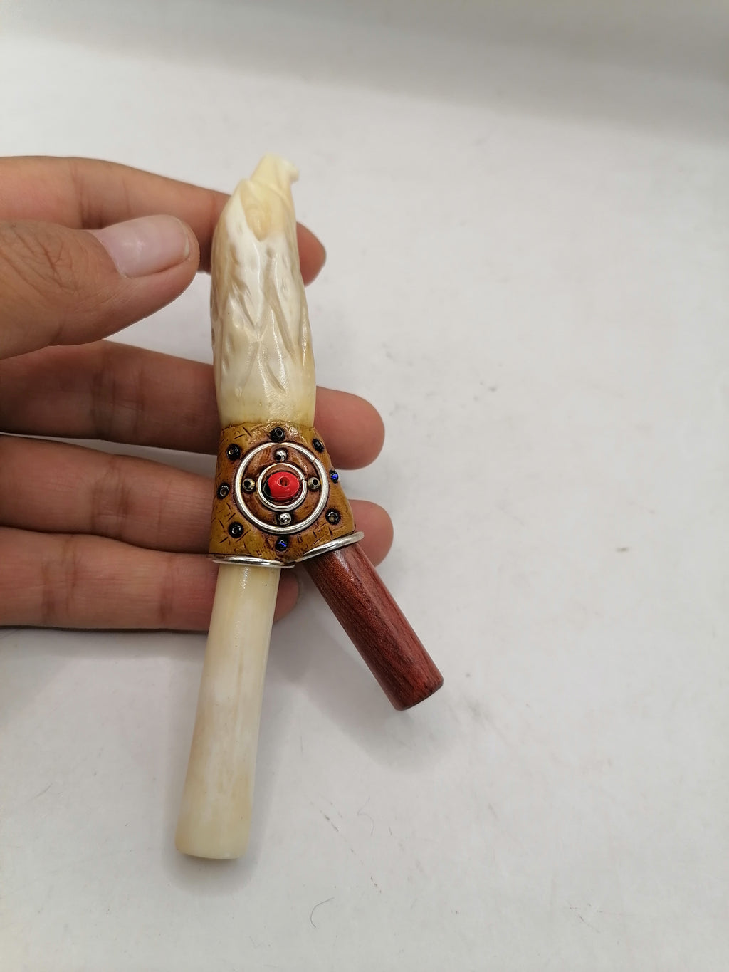 Kuripe Shaman Handmade Chonta Wood Condor Design