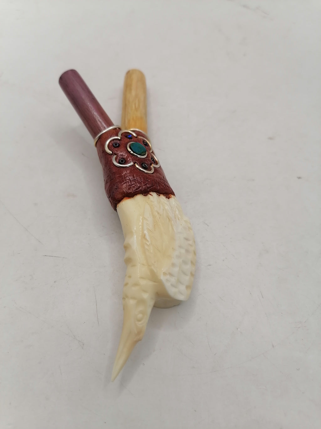 Kuripe Unisex Shamanic Handmade Palo Santo Hummingbird Design