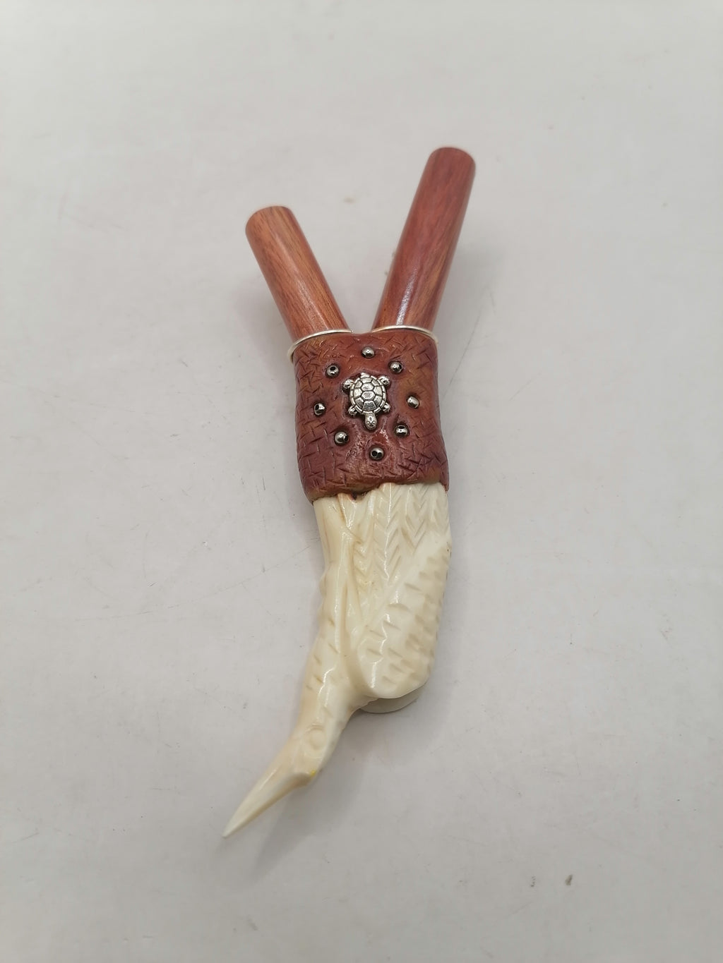 Kuripe Ceremonial Handcrafted Applicator Hummingbird Design