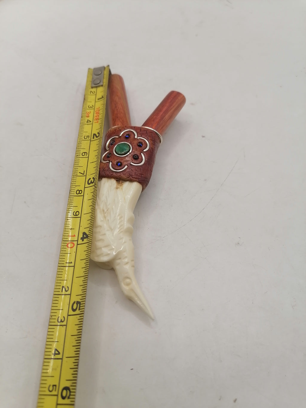 Kuripe Ceremonial Handcrafted Applicator Hummingbird Design