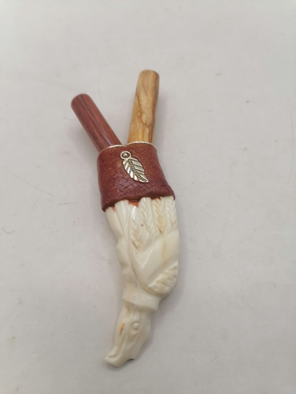 Kuripe Unisex Handmade Chonta Wood Condor Design