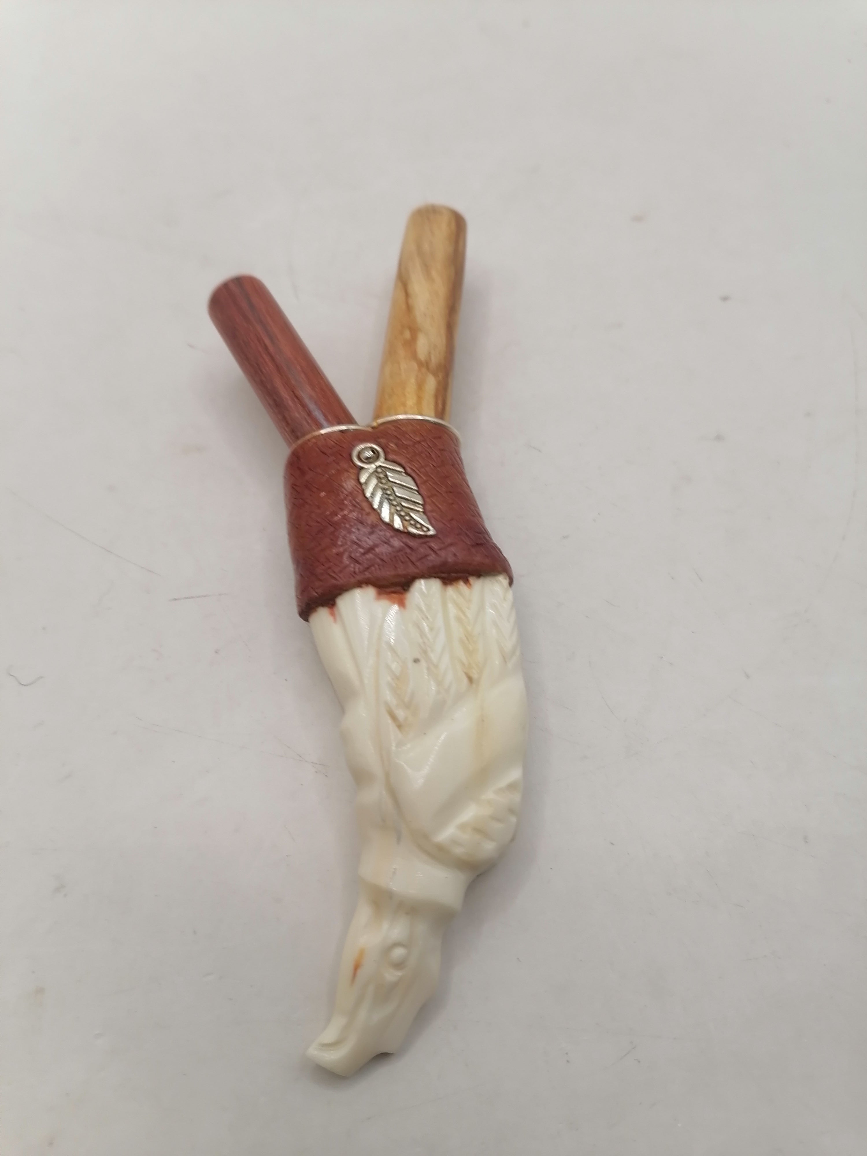 Kuripe Unisex Handmade Chonta Wood Condor Design