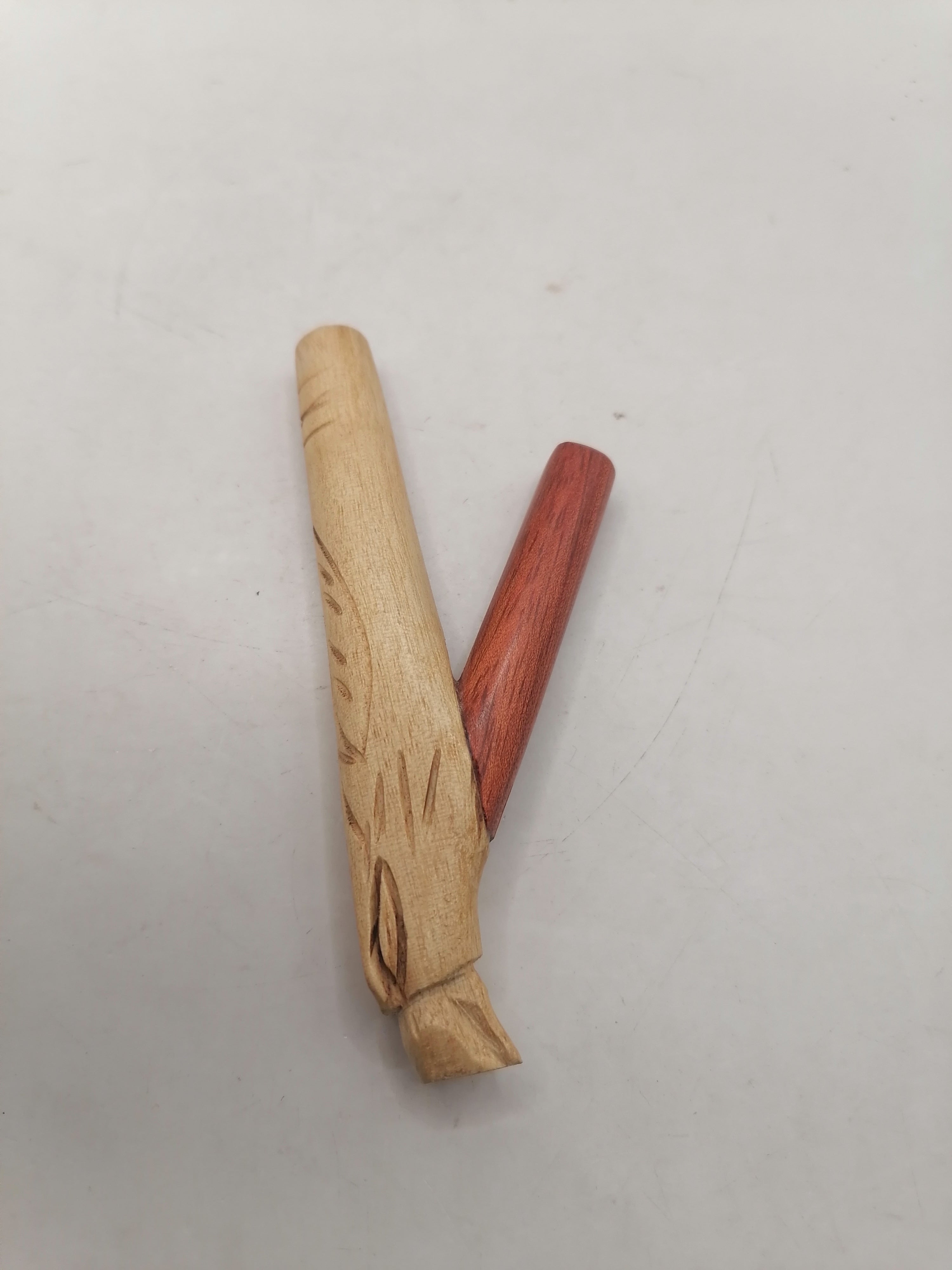 Kuripe Unisex Handmade Chonta Wood Condor Design