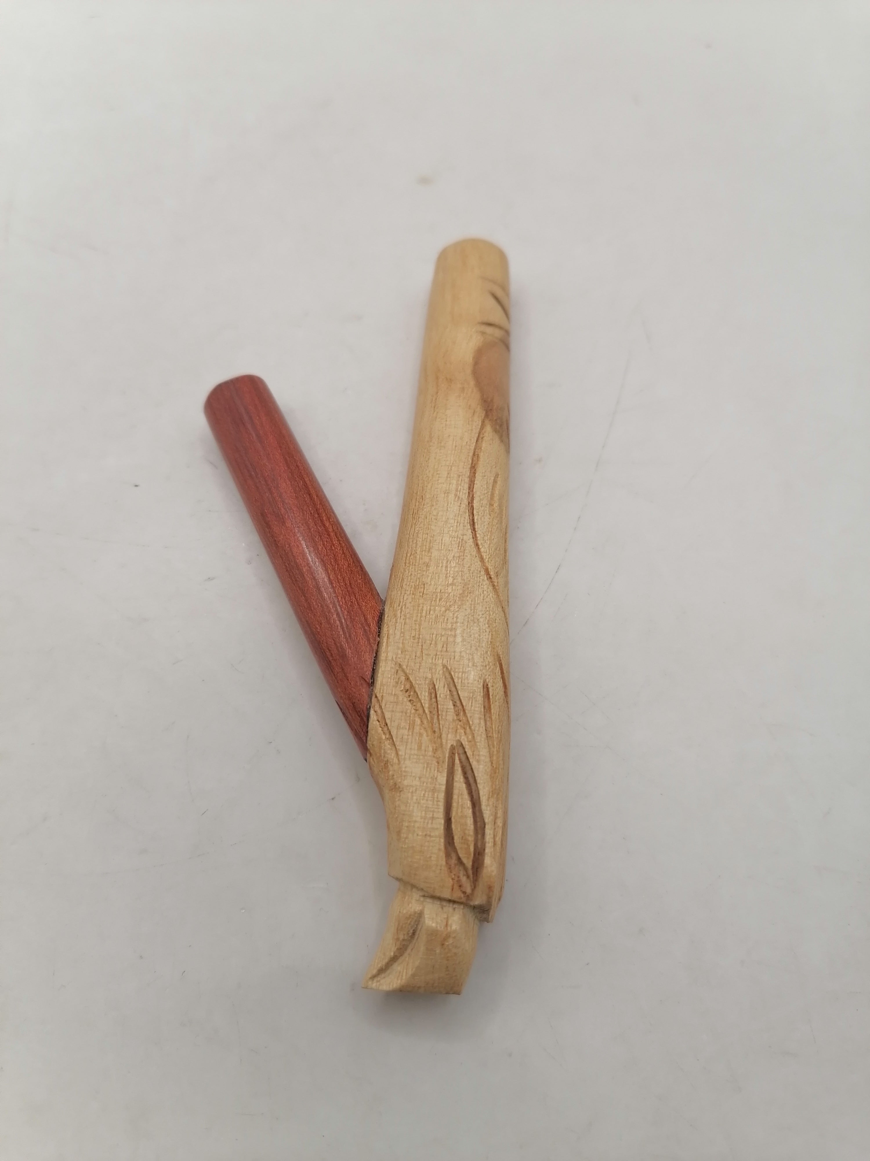 Kuripe Unisex Handmade Chonta Wood Condor Design