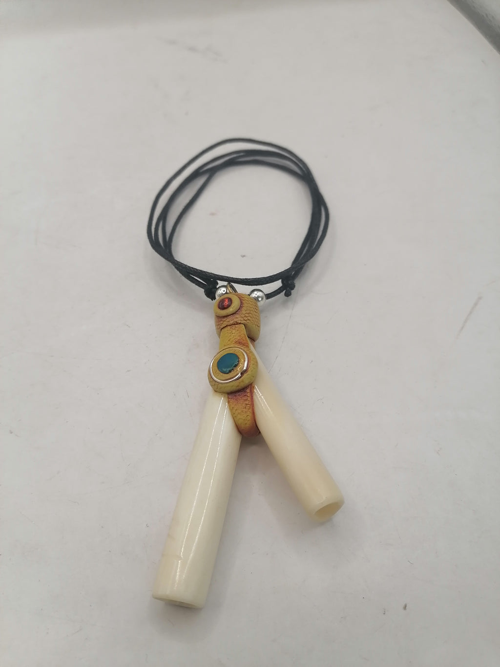 Peruvian Kuripe Handmade Carved Bone Ayahuasca Flower