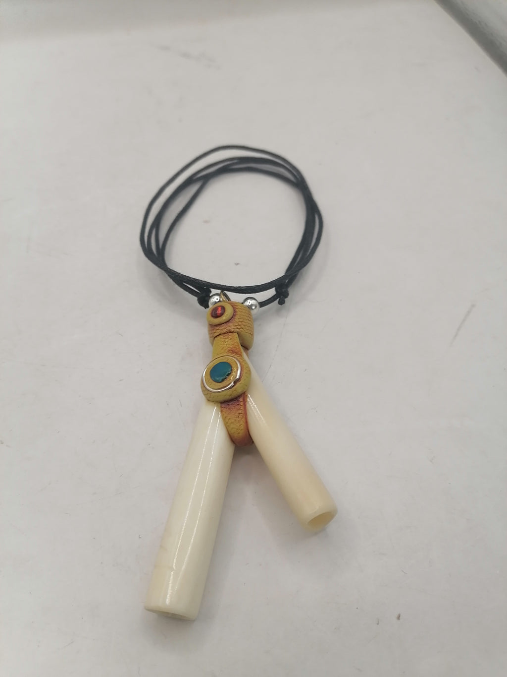 Peruvian Kuripe Handmade Carved Bone Ayahuasca Flower