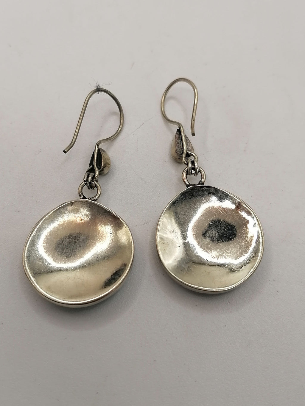 Alpaca Earrings for Women, Natural Sodalite Stone, Spiritual Amulet