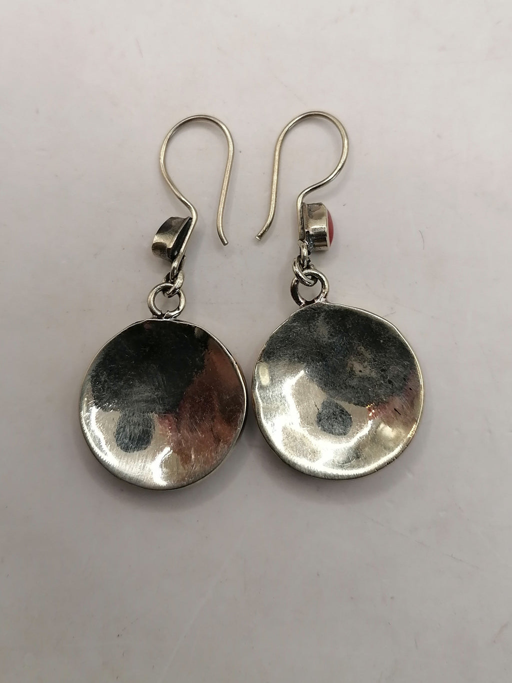 Women's Earrings Alpaca Natural Stone Pachamama Inca Flower