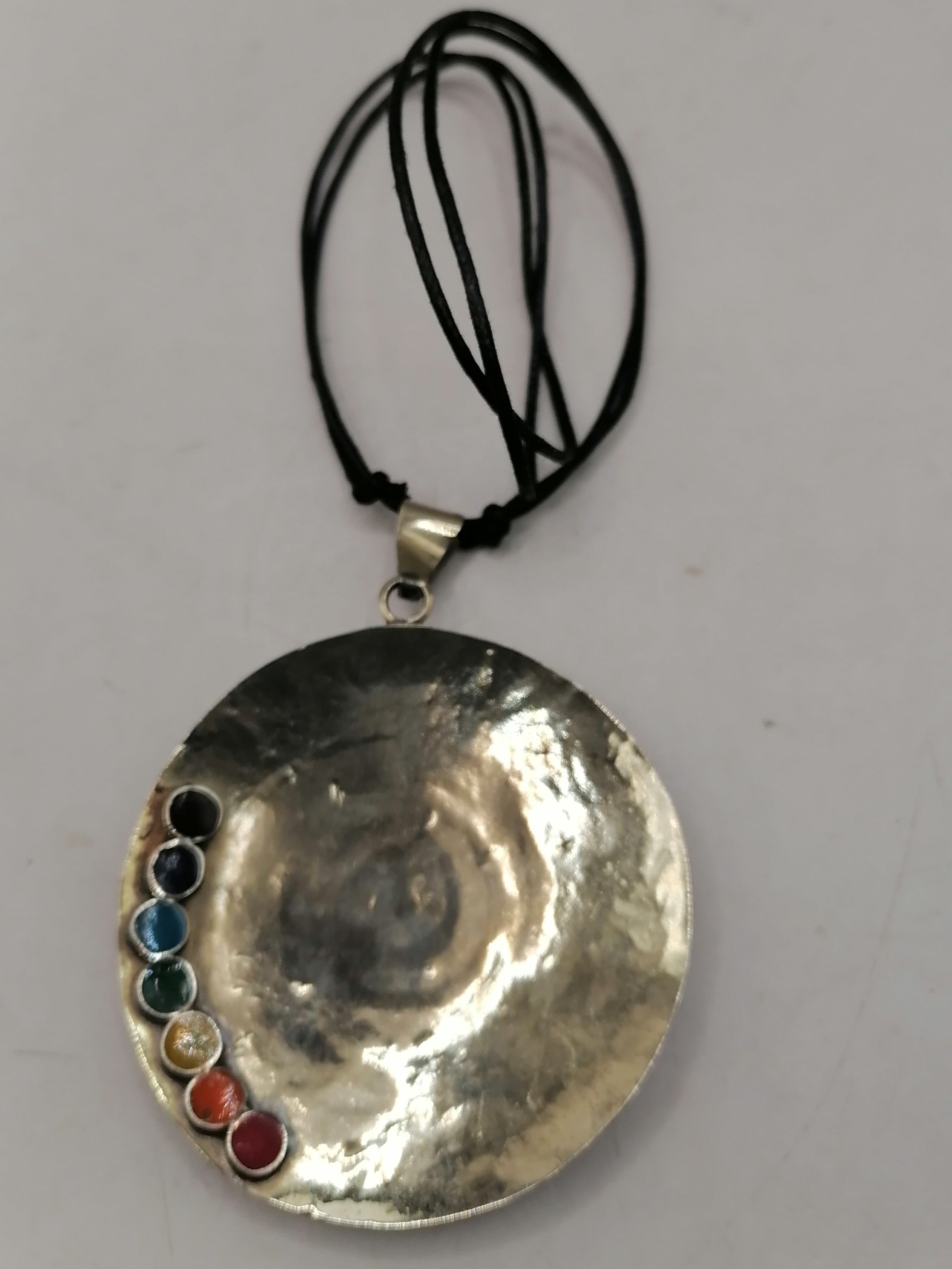 Unisex Adjustable Necklace Alpaca Natural Stone Pachamama Flower Inca