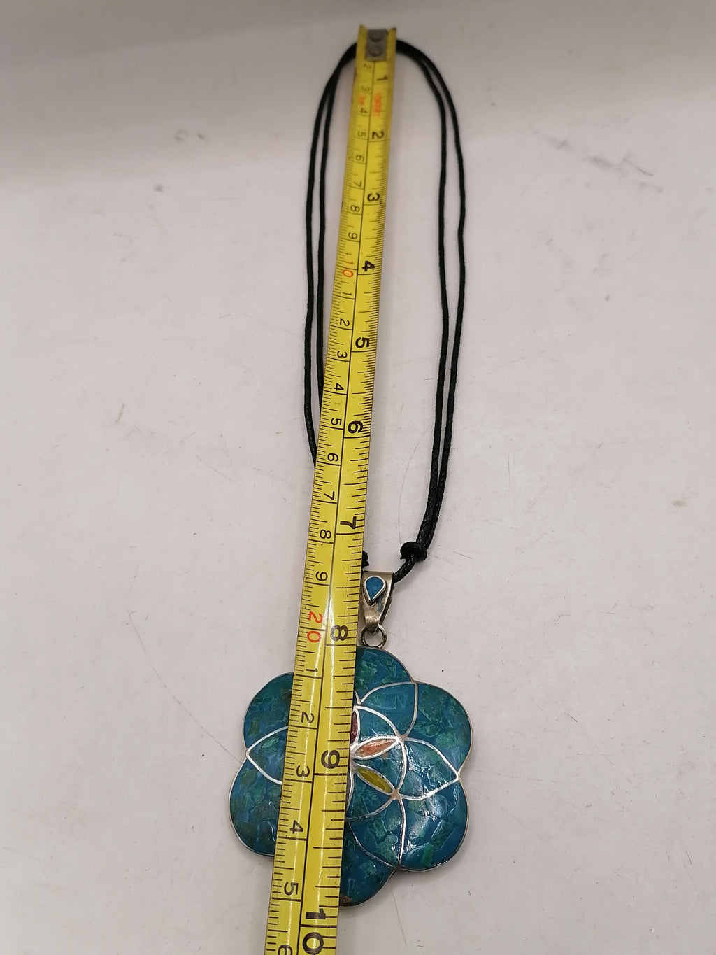Unisex Adjustable Handmade Necklace with Alpaca and Natural Stone
