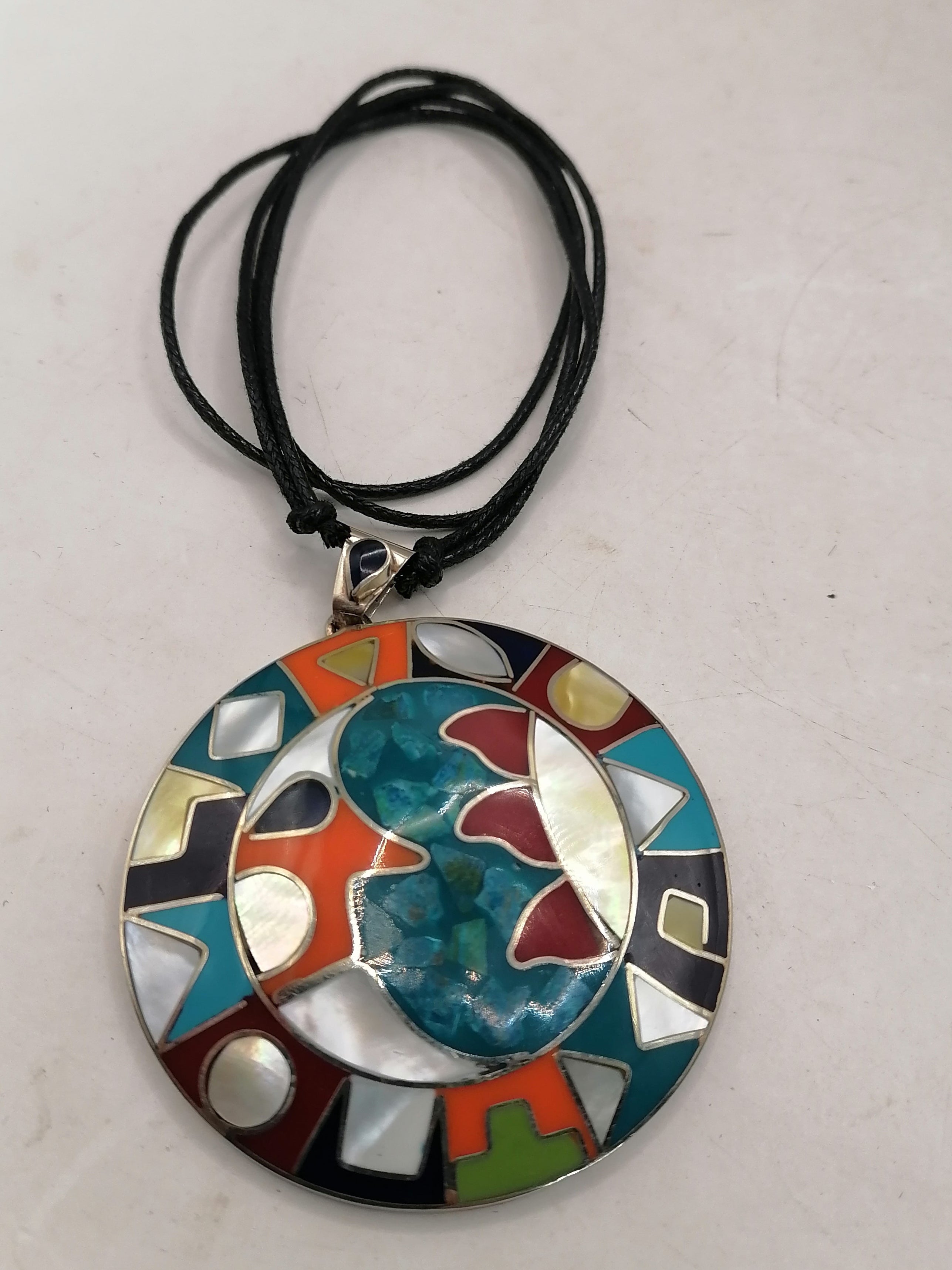 Unisex Adjustable Alpaca Sun Moon Inca Wedding Necklace