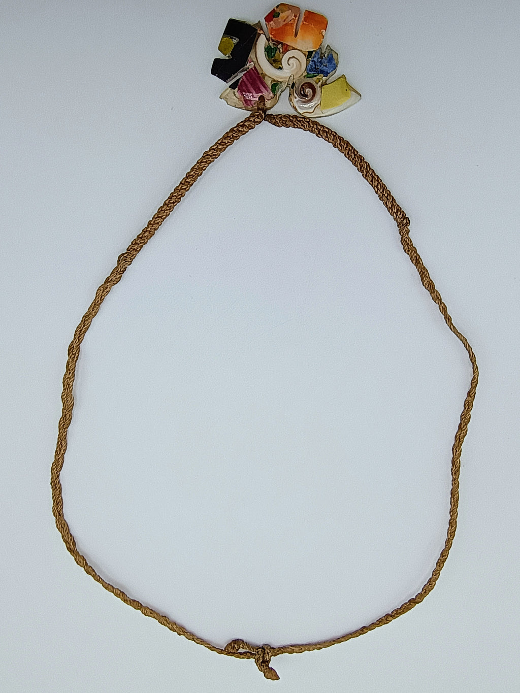 Adjustable Necklace Woven Macrame Thread Bird Designs Chan Chan Culture