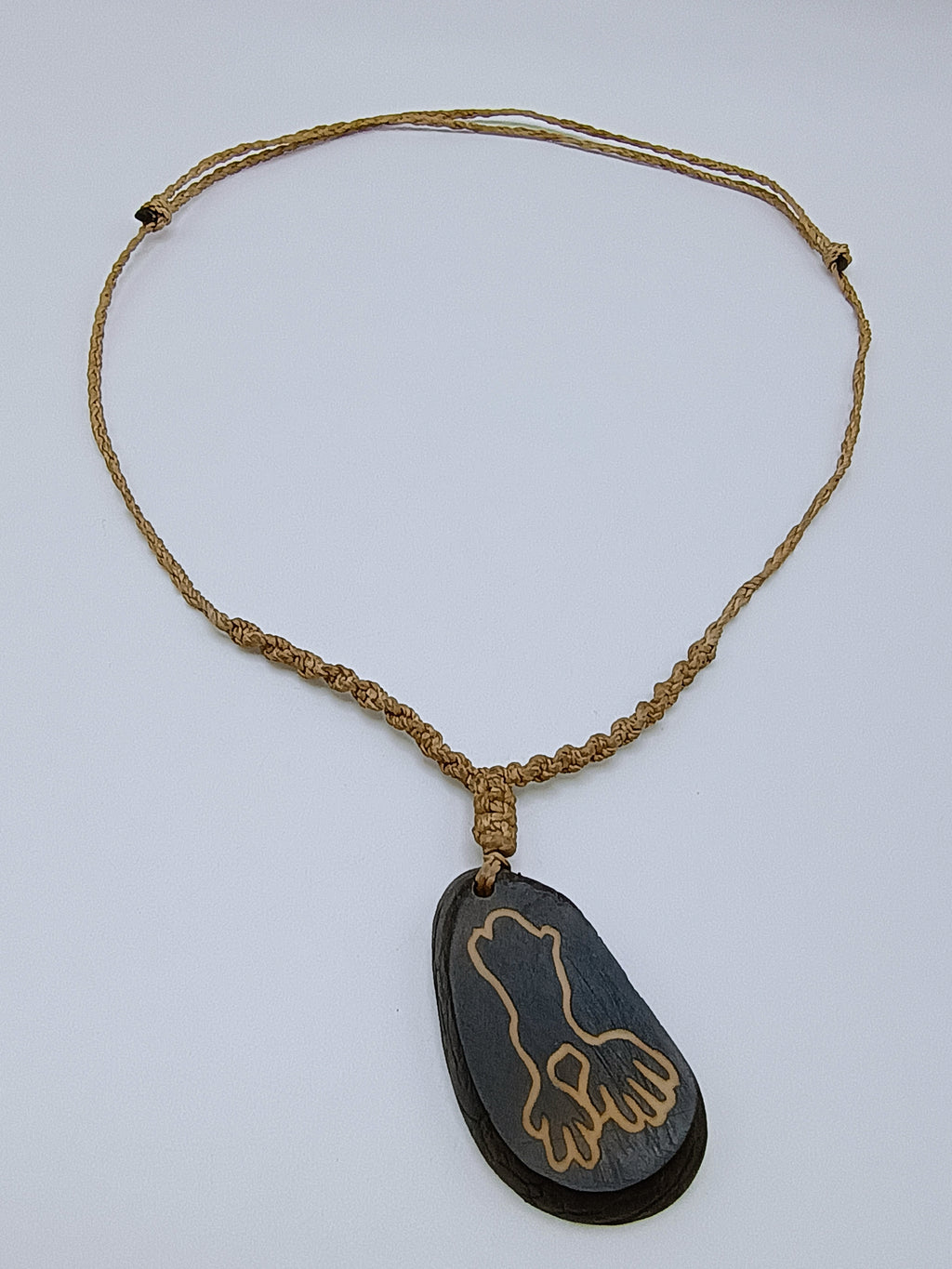 Handmade Stone Necklace Monkey Nazca Lines Tribal Choker