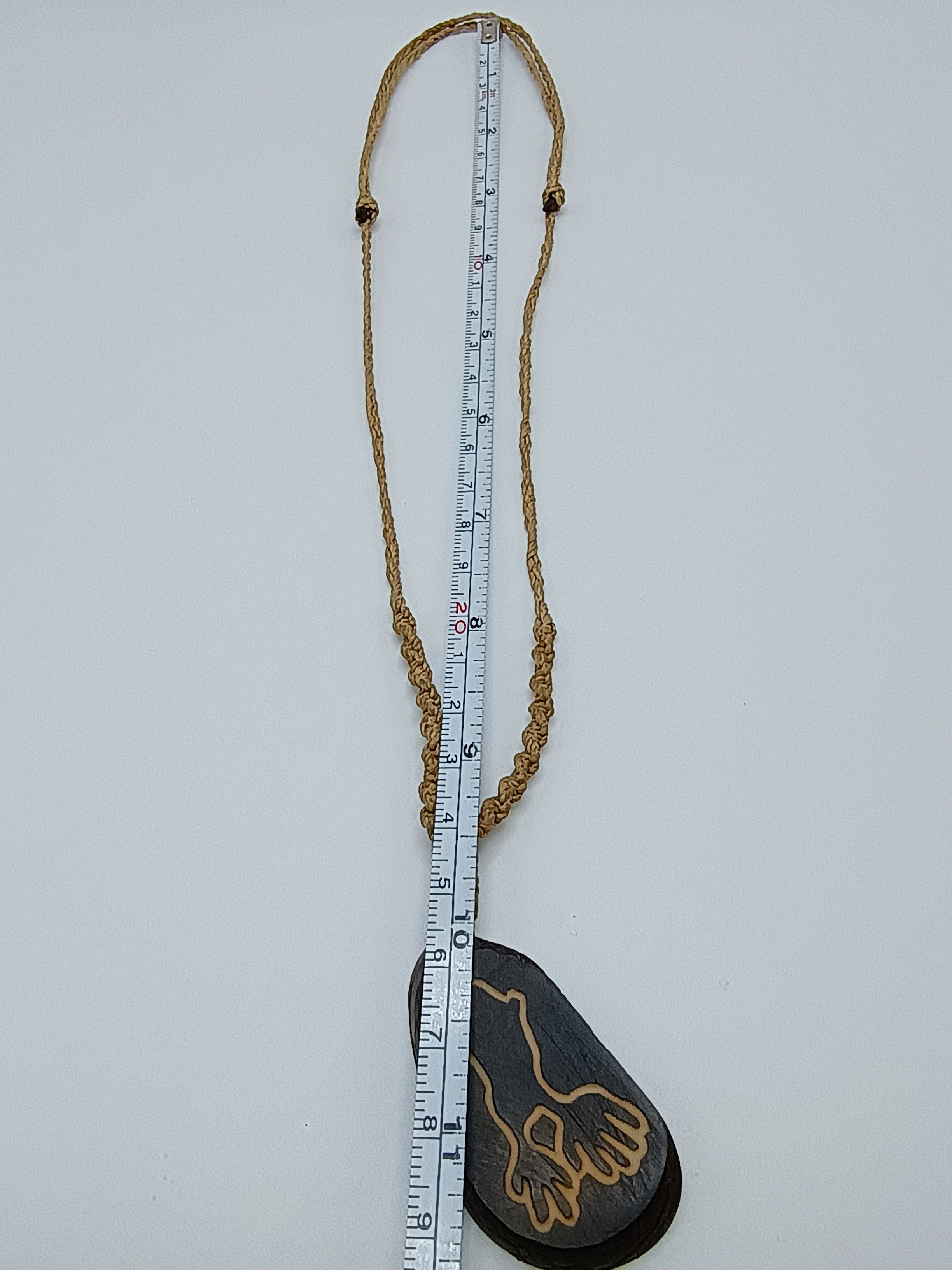 Handmade Stone Necklace Monkey Nazca Lines Tribal Choker