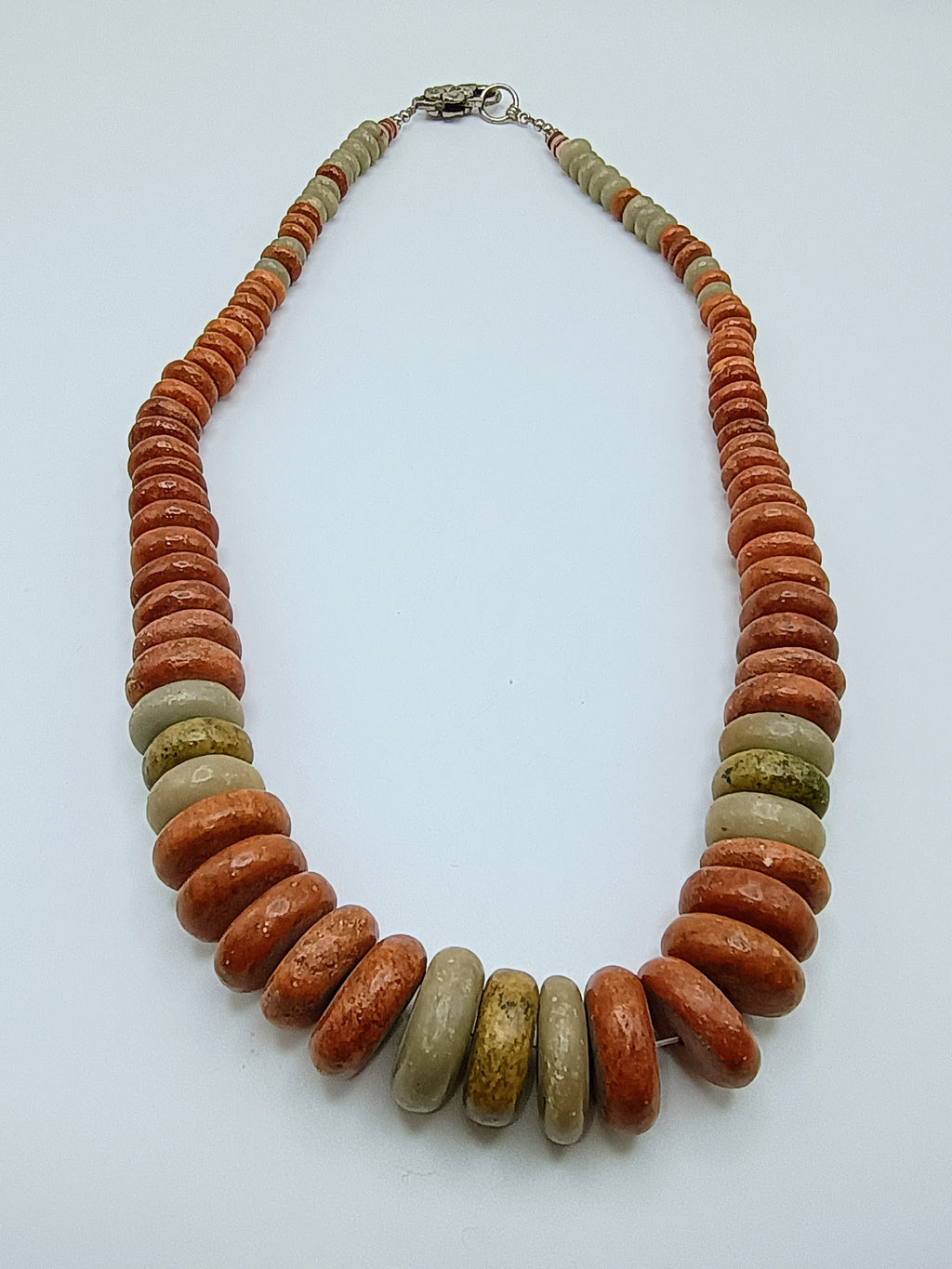 Handmade Natural Turquoise Necklace in Earth Tones