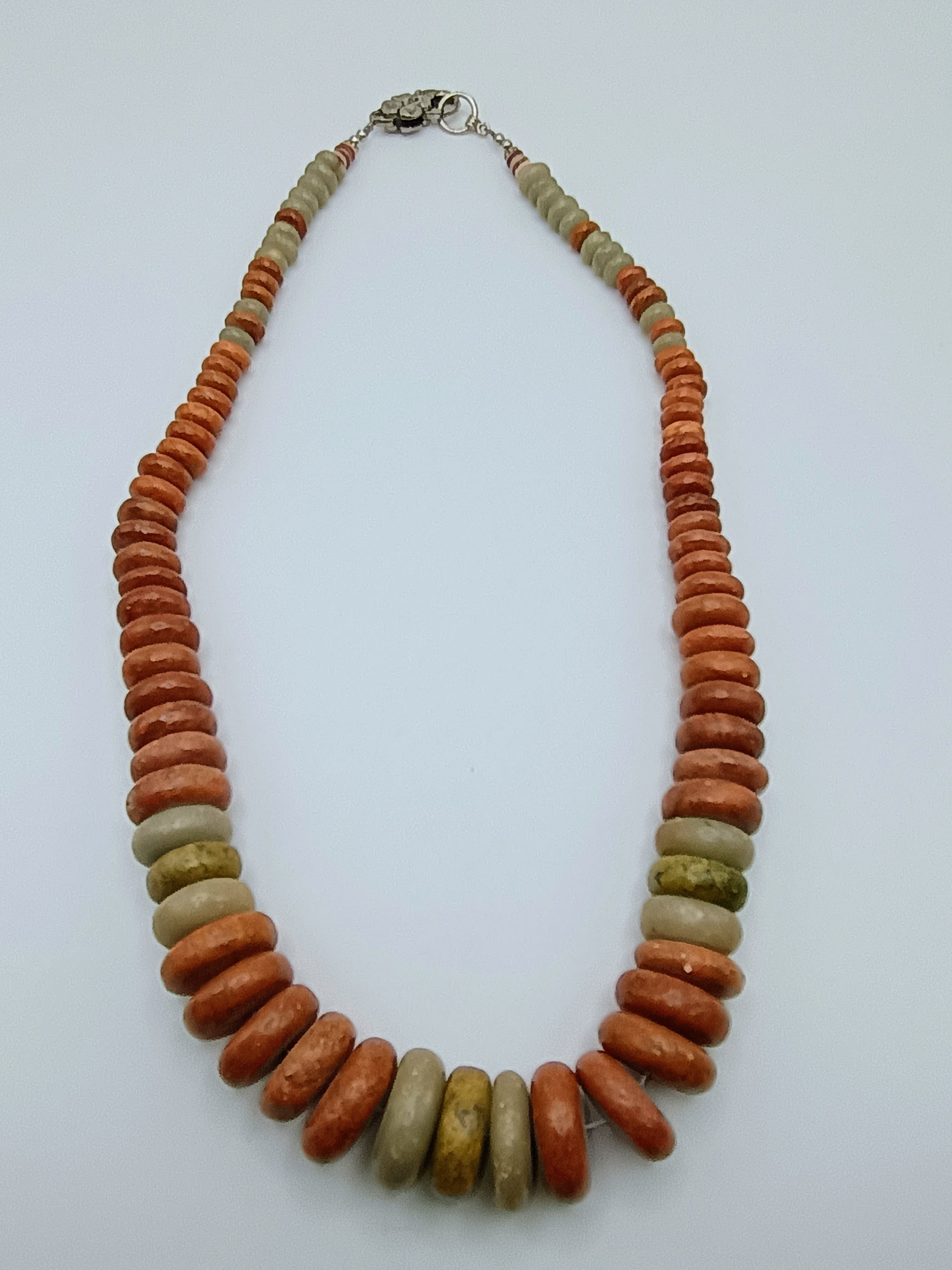 Handmade Natural Turquoise Necklace in Earth Tones