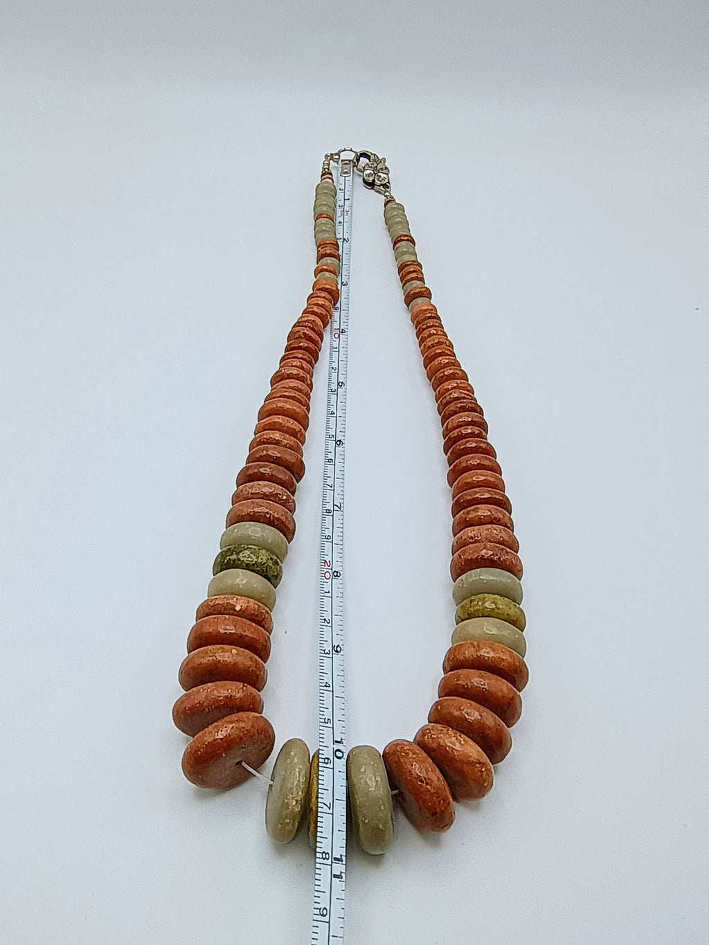 Handmade Natural Turquoise Necklace in Earth Tones