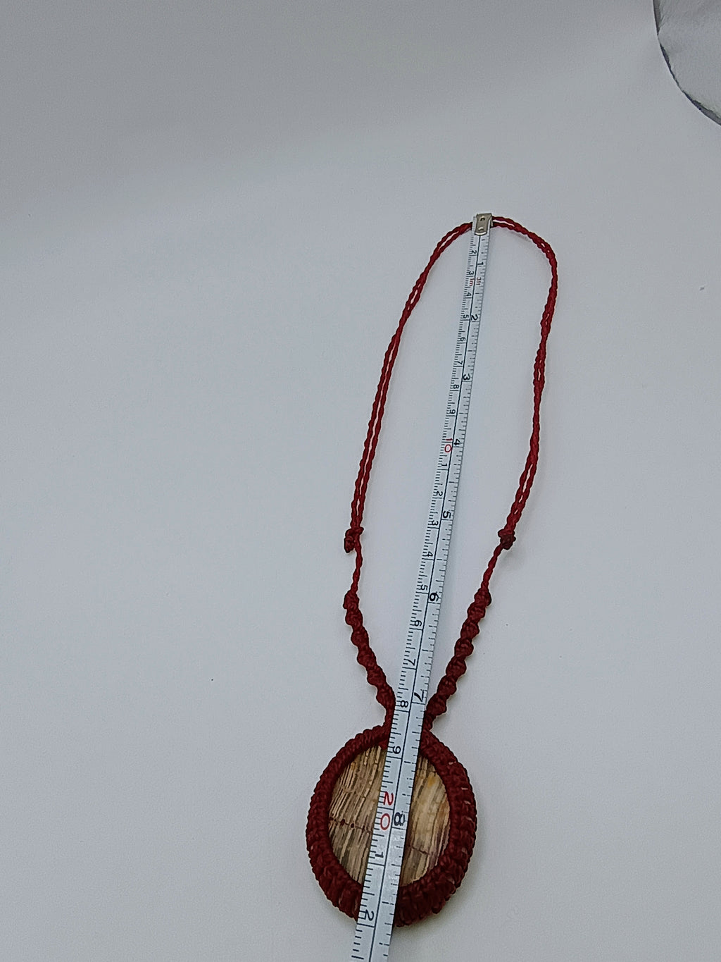 Handmade Macrame Necklace with Natural Stones and Natural Jewelry