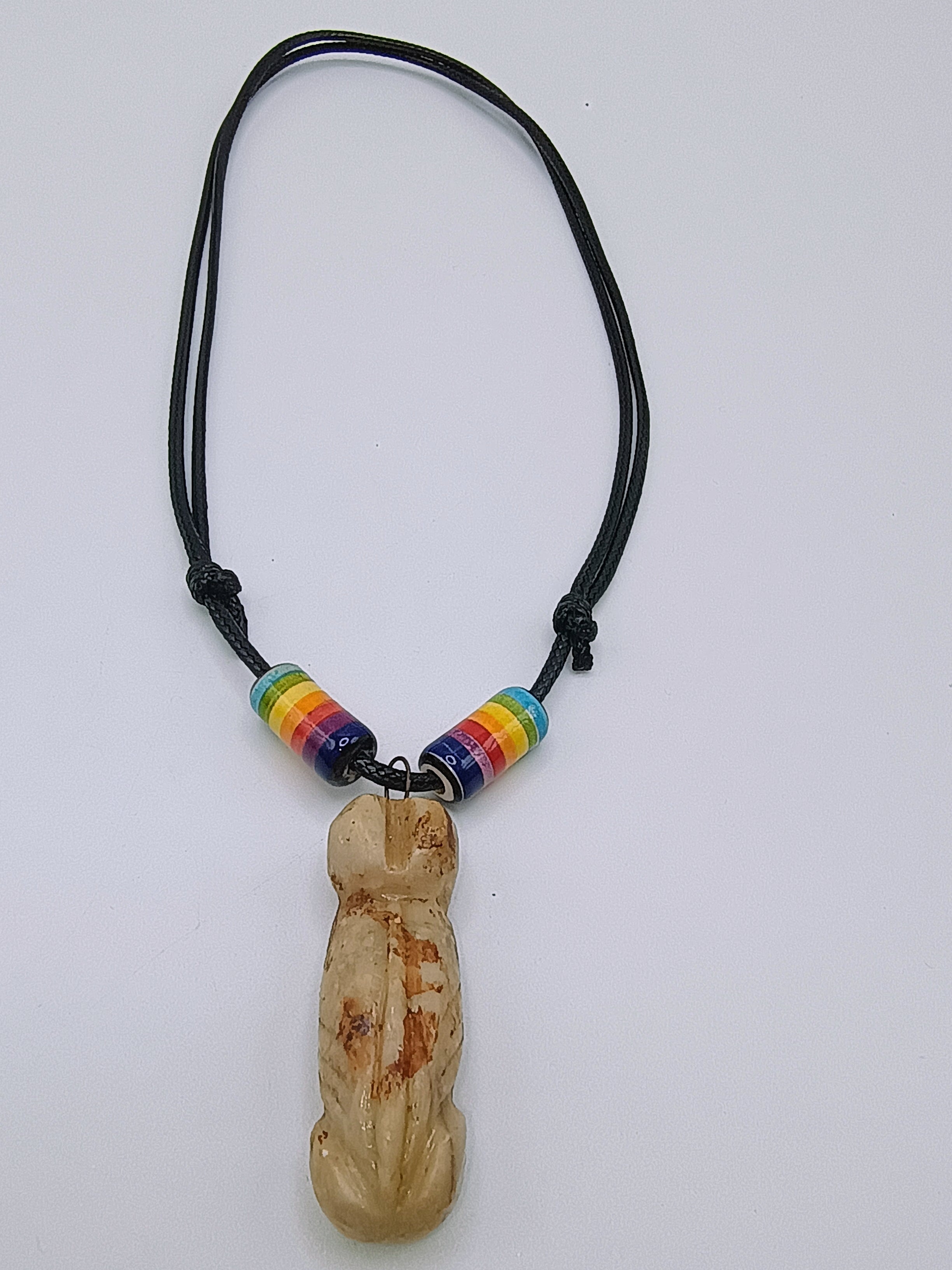 Unisex Adjustable Necklace with Natural Stone