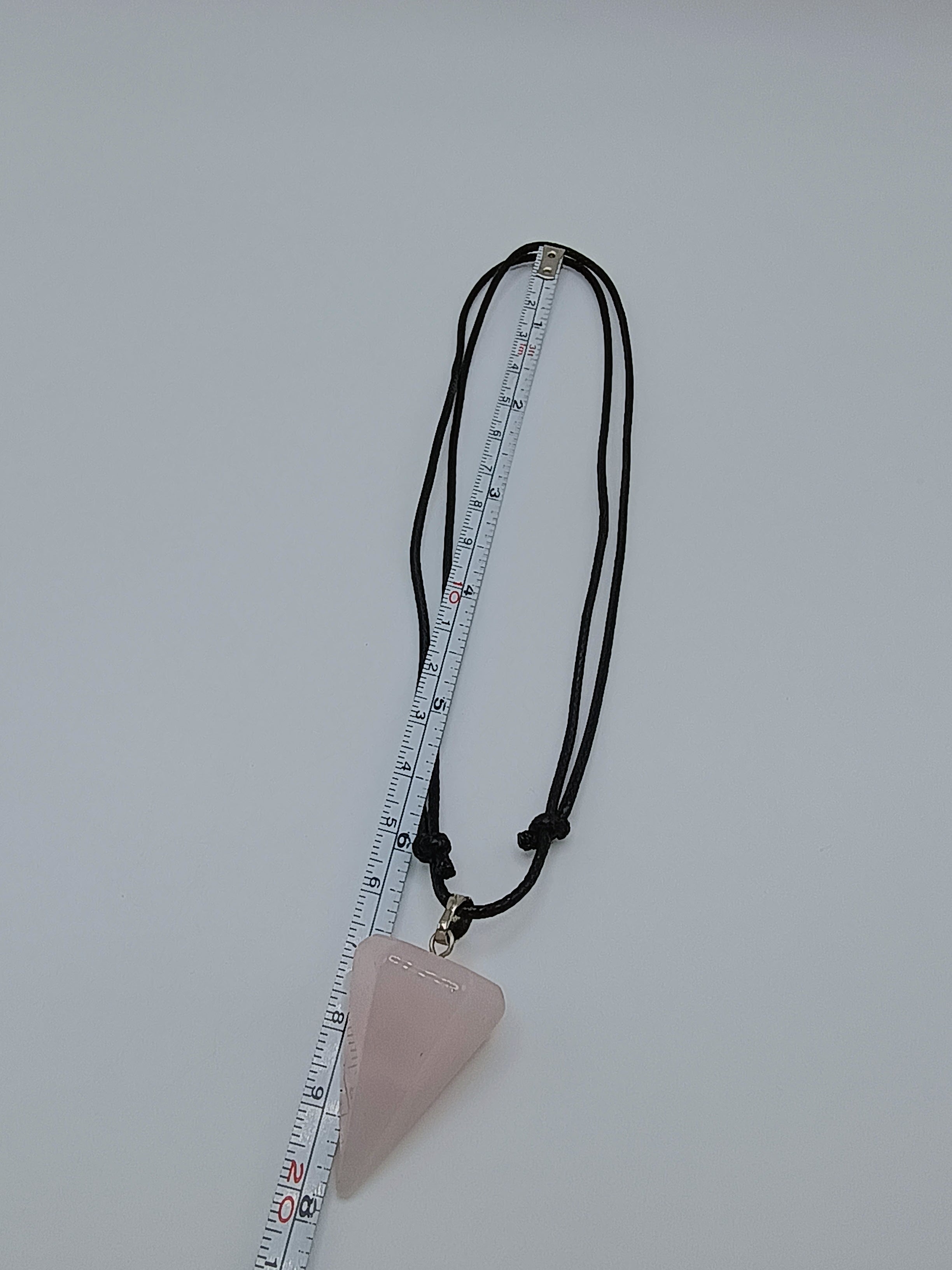 Adjustable Necklace Natural Rose Quartz Stone