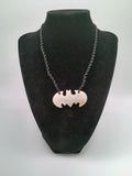 Handmade Mother-of-Pearl Necklace with Shell Pendant, Peruvian Handicraft, Cusco